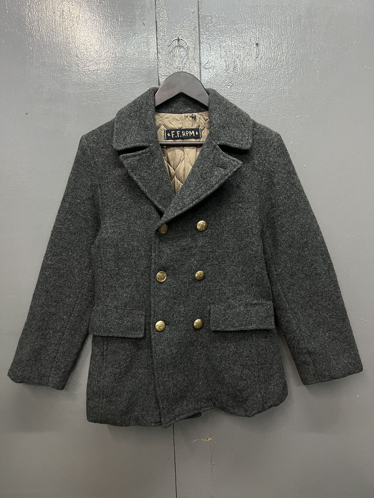 image of 45Rpm Doublebreast Wool Coat Womenswear in Grey, Women's (Size Small)