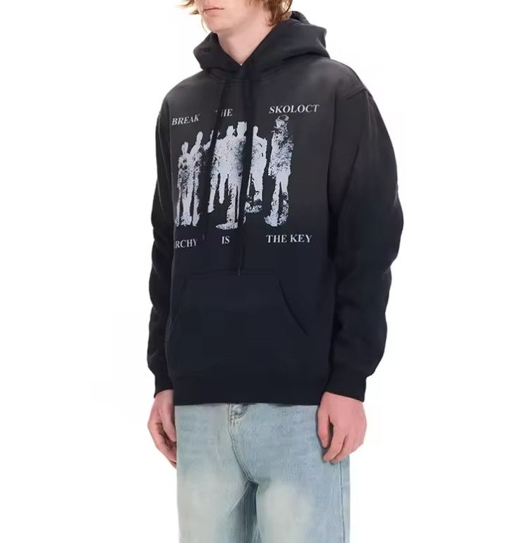 Vintage Spray Gradient Fade Hoodie Y2K Vibe Hype Sweater Tee Winter Size US L / EU 52-54 / 3 - 5 Thumbnail