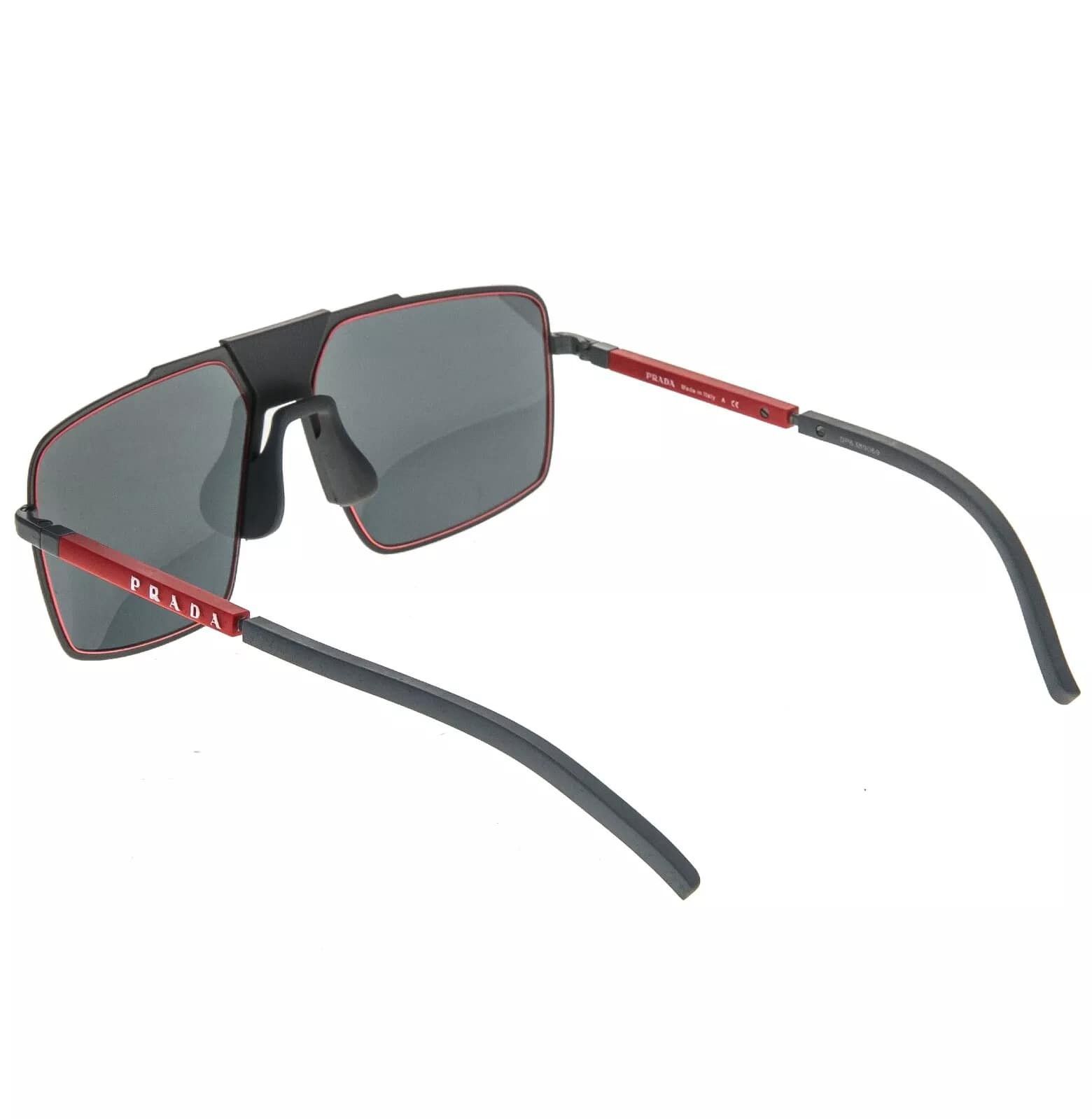 Prada PRADA 52X Linea Rossa Sport Sunglasses Gray Rubber PS52XS Size ONE SIZE - 8 Thumbnail