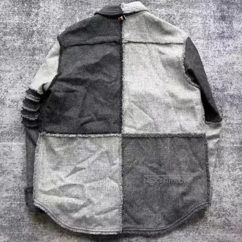 Thom Browne Thom Browne Grey Wool Women's Shirt . Size M / US 6-8 / IT 42-44 - 2 Thumbnail