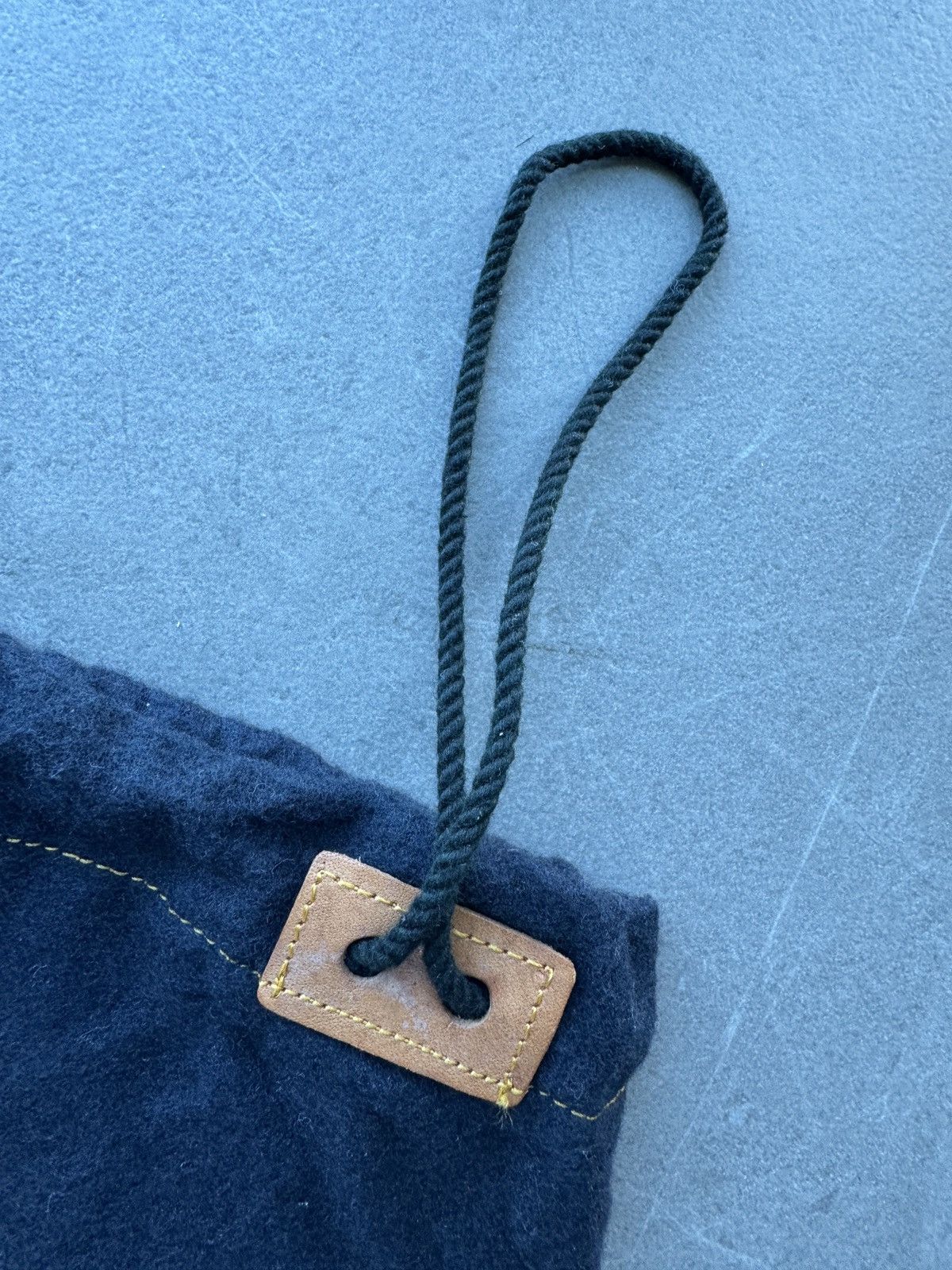 Comme des Garcons Comme des Garcons Japan Dark Blue Fabric Drawstring Dust Bag Size ONE SIZE - 6 Thumbnail