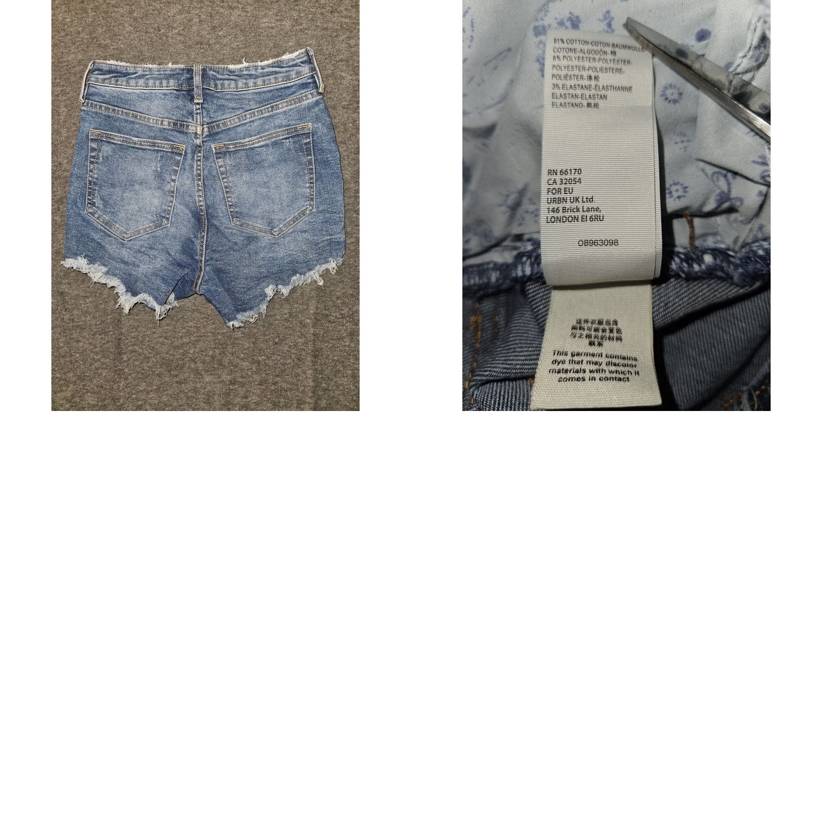 Vintage VINTAGE We The Free Cut Off Shorts Women's 27 Button Fly Distressed Preppy Size 27" / US 4 / IT 40 - 8 Thumbnail