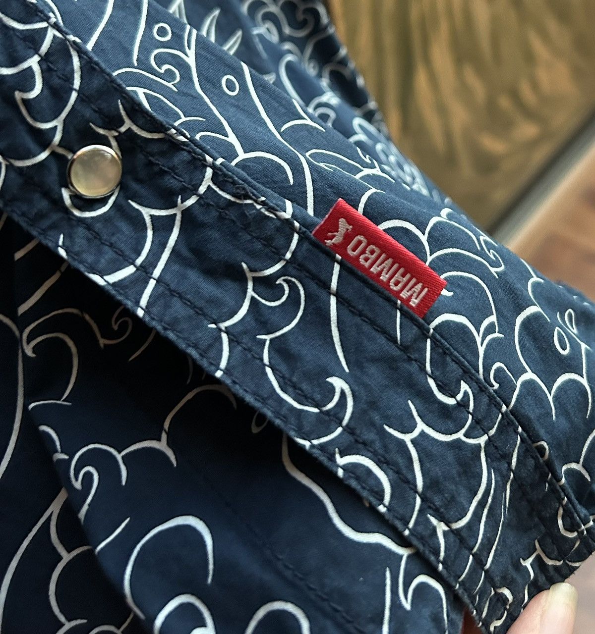 Mambo × Vintage 90’s Mambo Ho Daddy Pearl Snap Western Shirt Koi Fish Print Size US XL / EU 56 / 4 - 5 Thumbnail