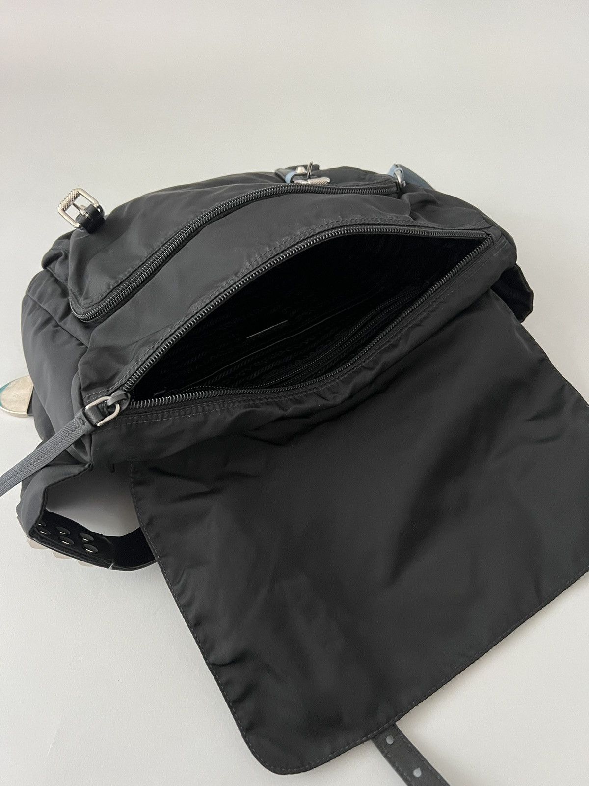 Prada Prada Nylon Vela Studded Belt Bag Size ONE SIZE - 10 Thumbnail