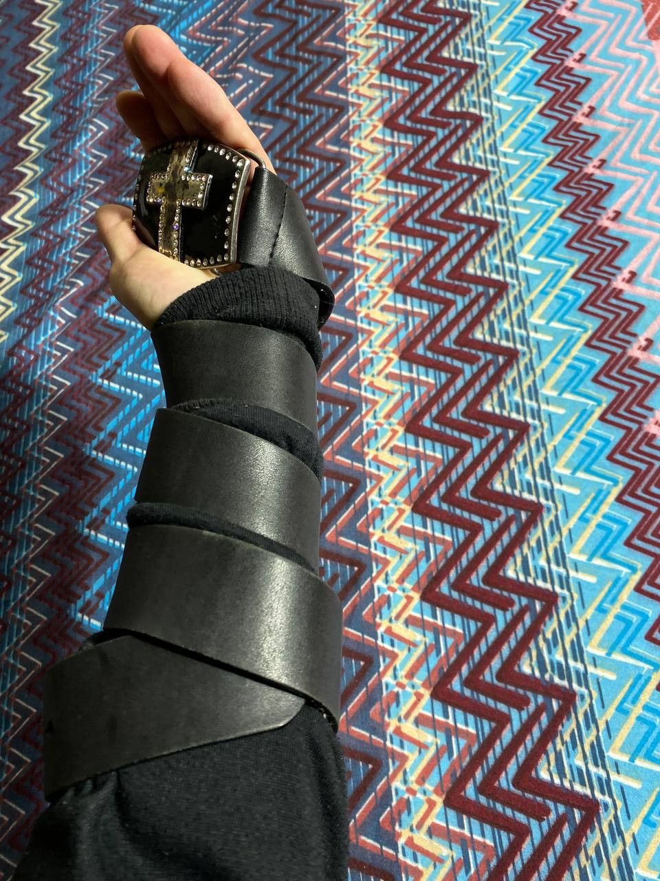 Vintage AVANT-GARDE LEATHER BELT RARE Size ONE SIZE - 10 Thumbnail