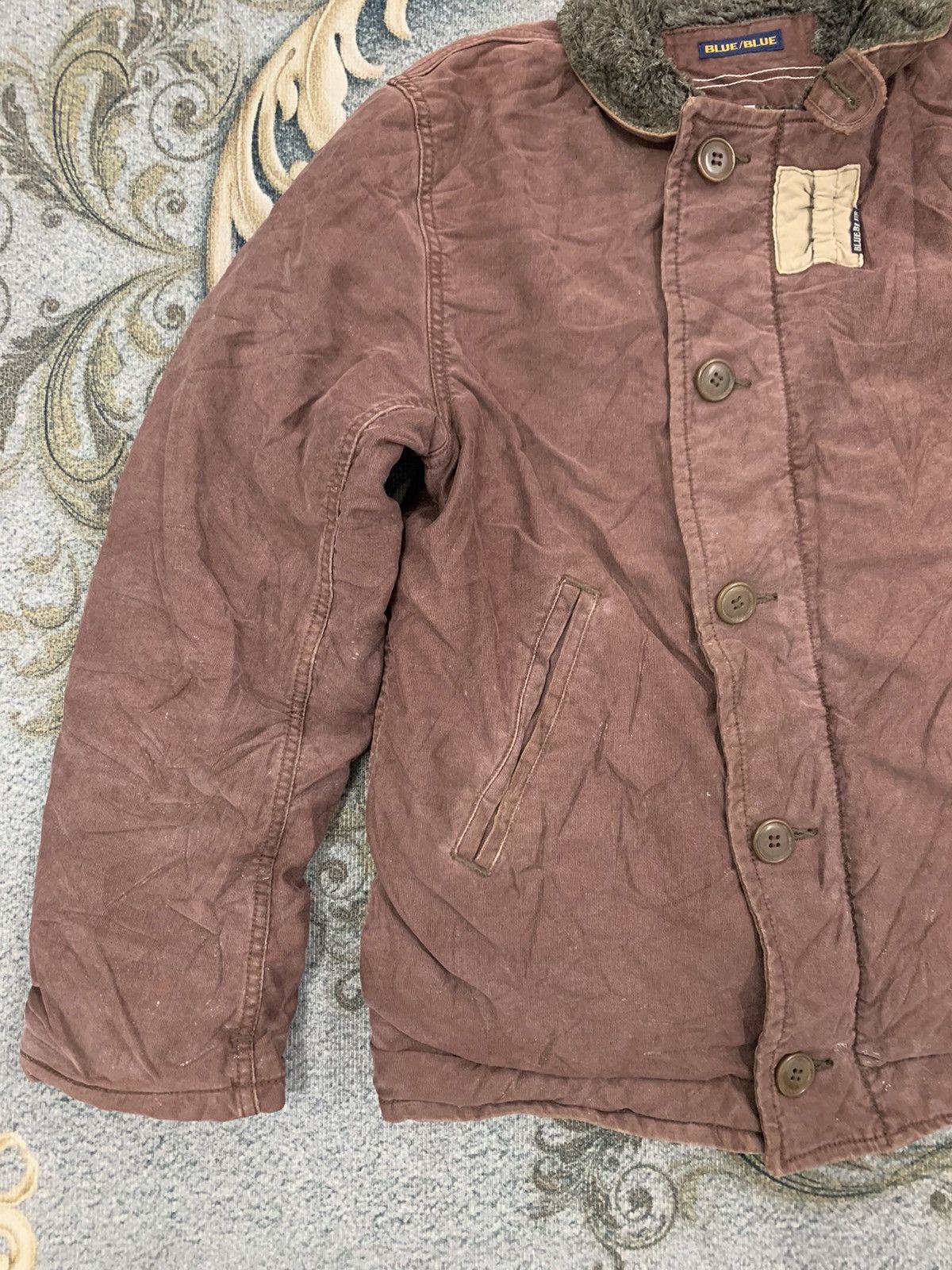 Blue Blue Japan Blue Blue Hairy Sherpa Inner Jacket Made in Japan Size US M / EU 48-50 / 2 - 6 Thumbnail