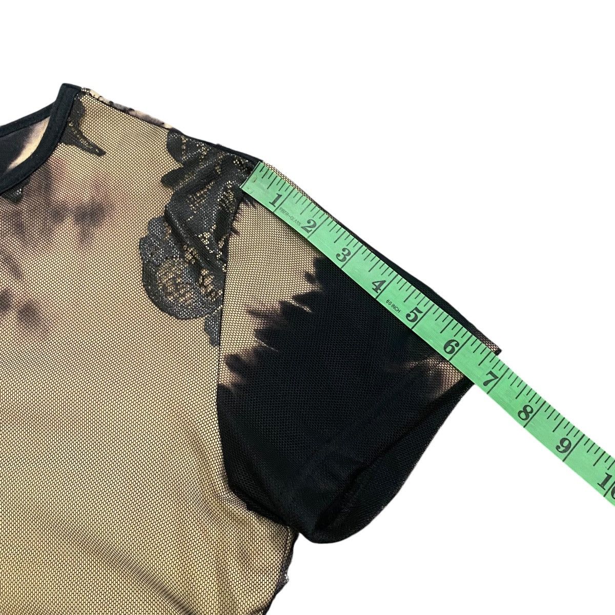 5351 POUR LES HOMMES × Vintage Vintage 5351 Pour Les Homme Mesh Tshirt Tie Dye S Size Size S / US 4 / IT 40 - 18 Thumbnail