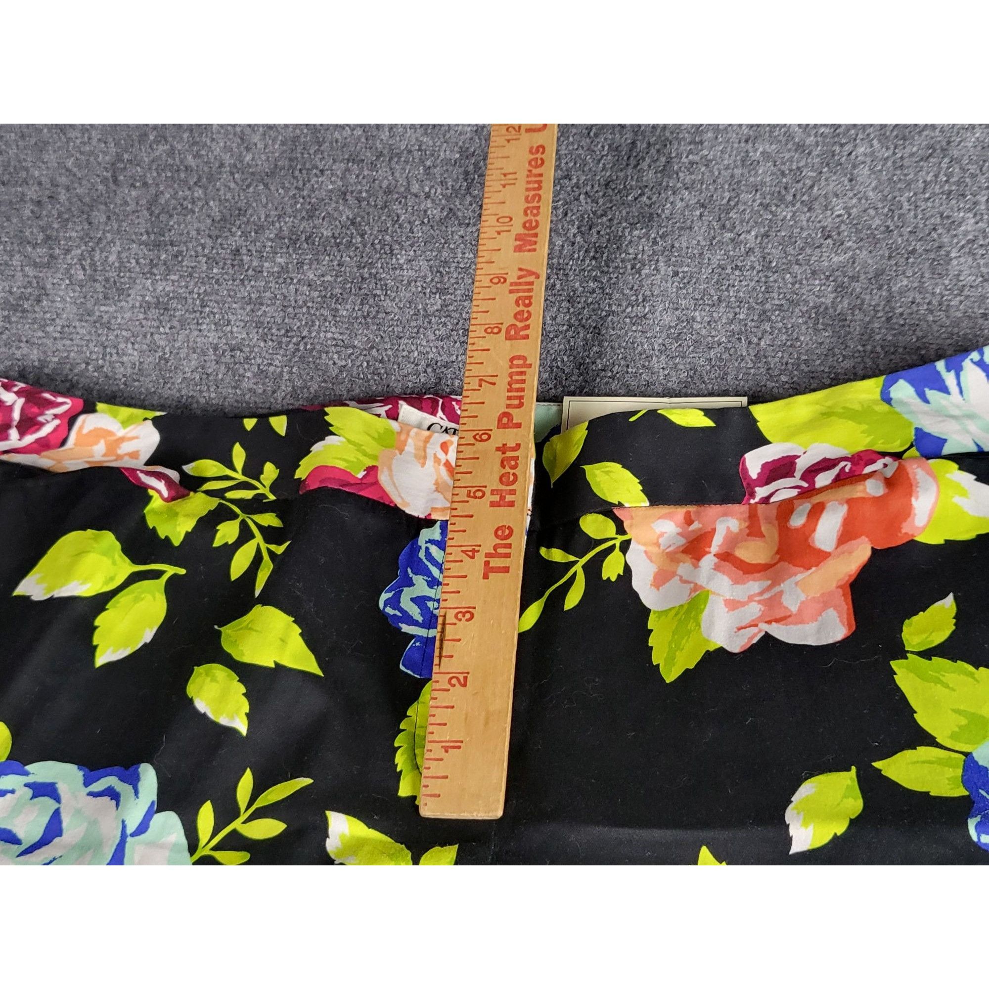 Other Cato Contemporary Low Rise Capri Pants Women Sz 20W Floral M Size 42" / US 20 - 4 Thumbnail