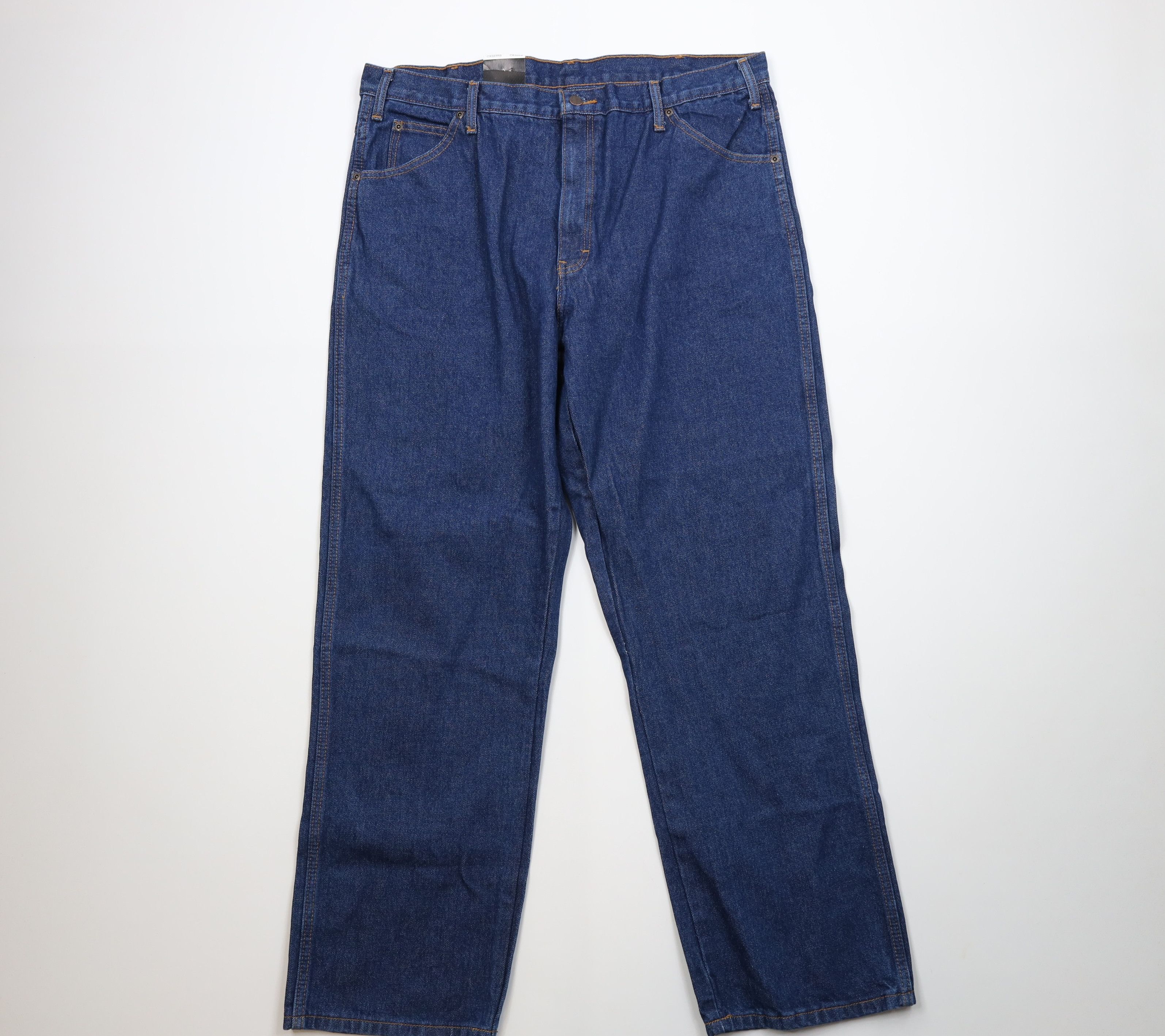 Deadstock Vintage Y2K Dickies Wide Leg Denim Jeans Blue
