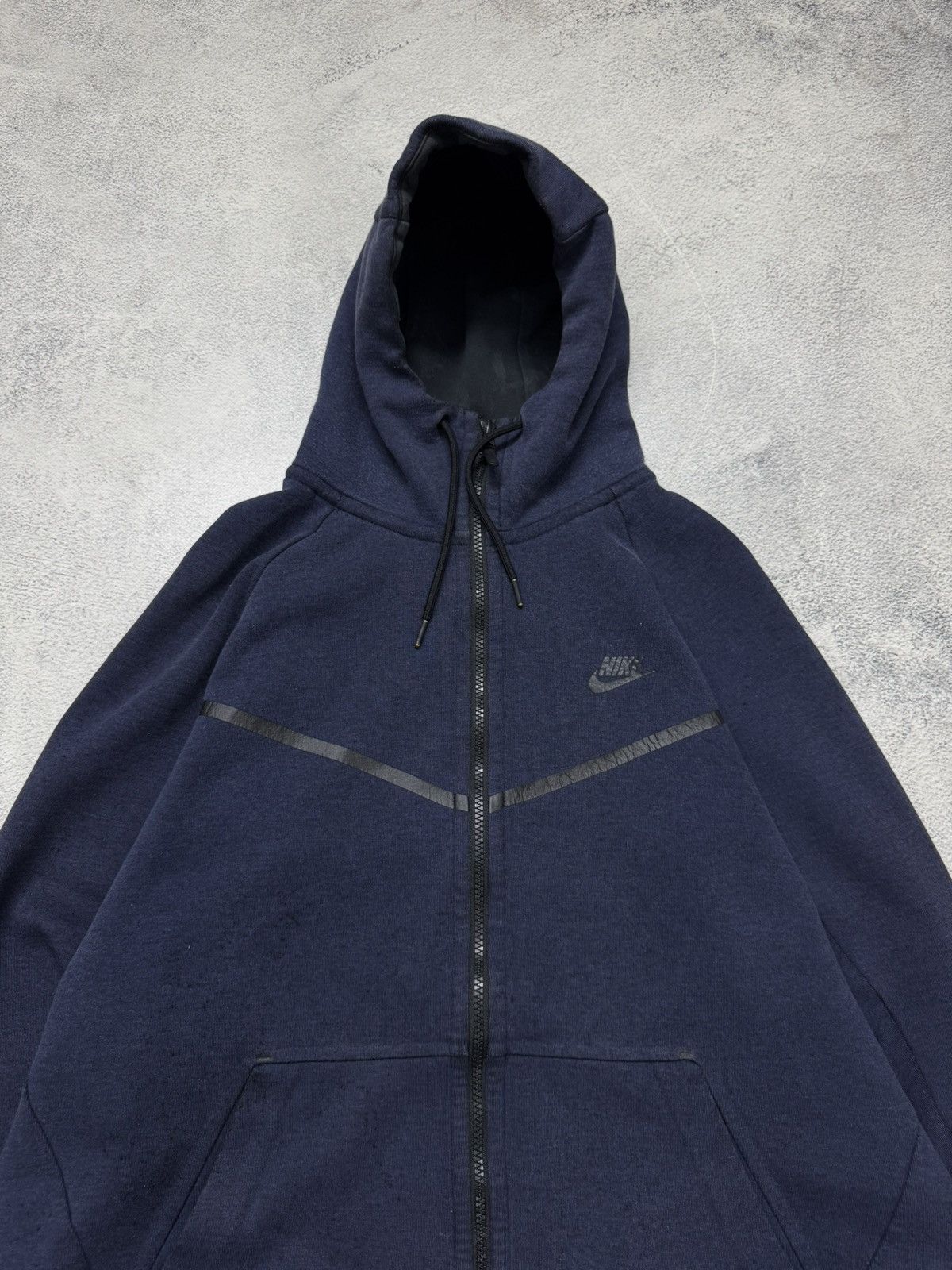 Nike Vintage Y2k Faded 🔥 Nike Zip Hoodie Tech Fleece 00’s Size US L / EU 52-54 / 3 - 3 Thumbnail