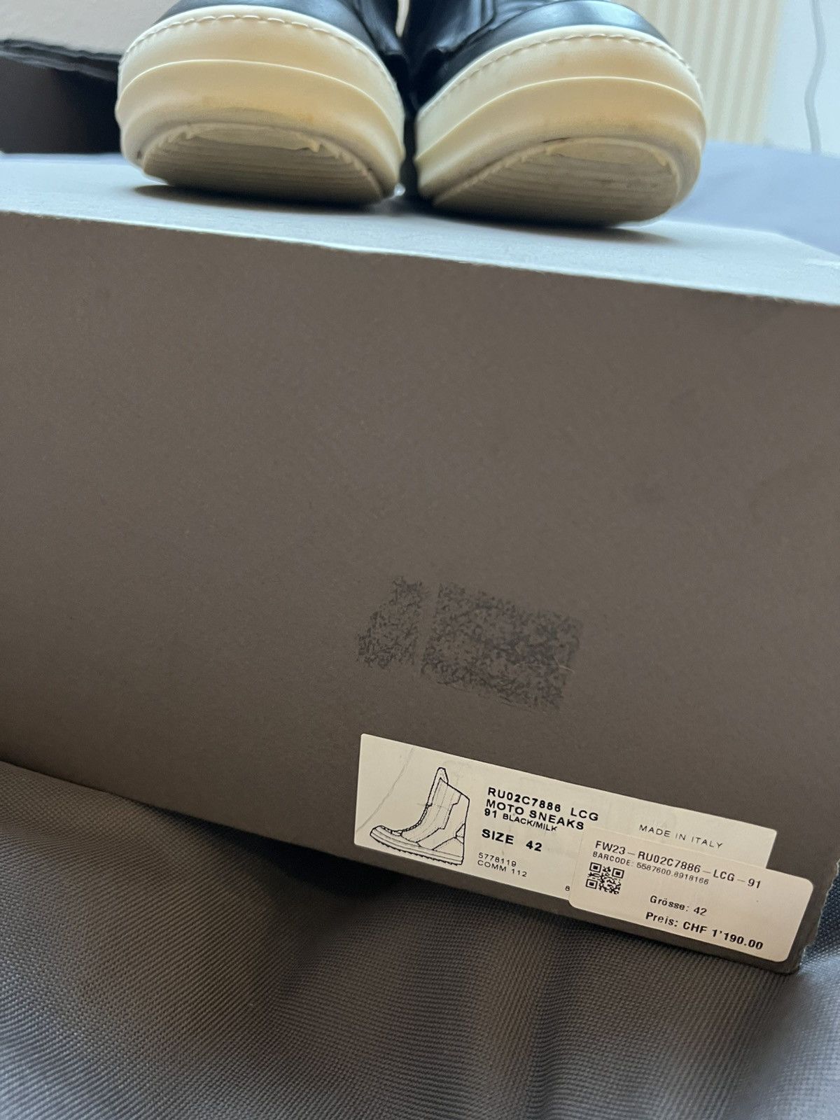 Rick Owens Rick Owens Moto Boots FW23 Size US 10.5 / EU 43-44 - 8 Thumbnail