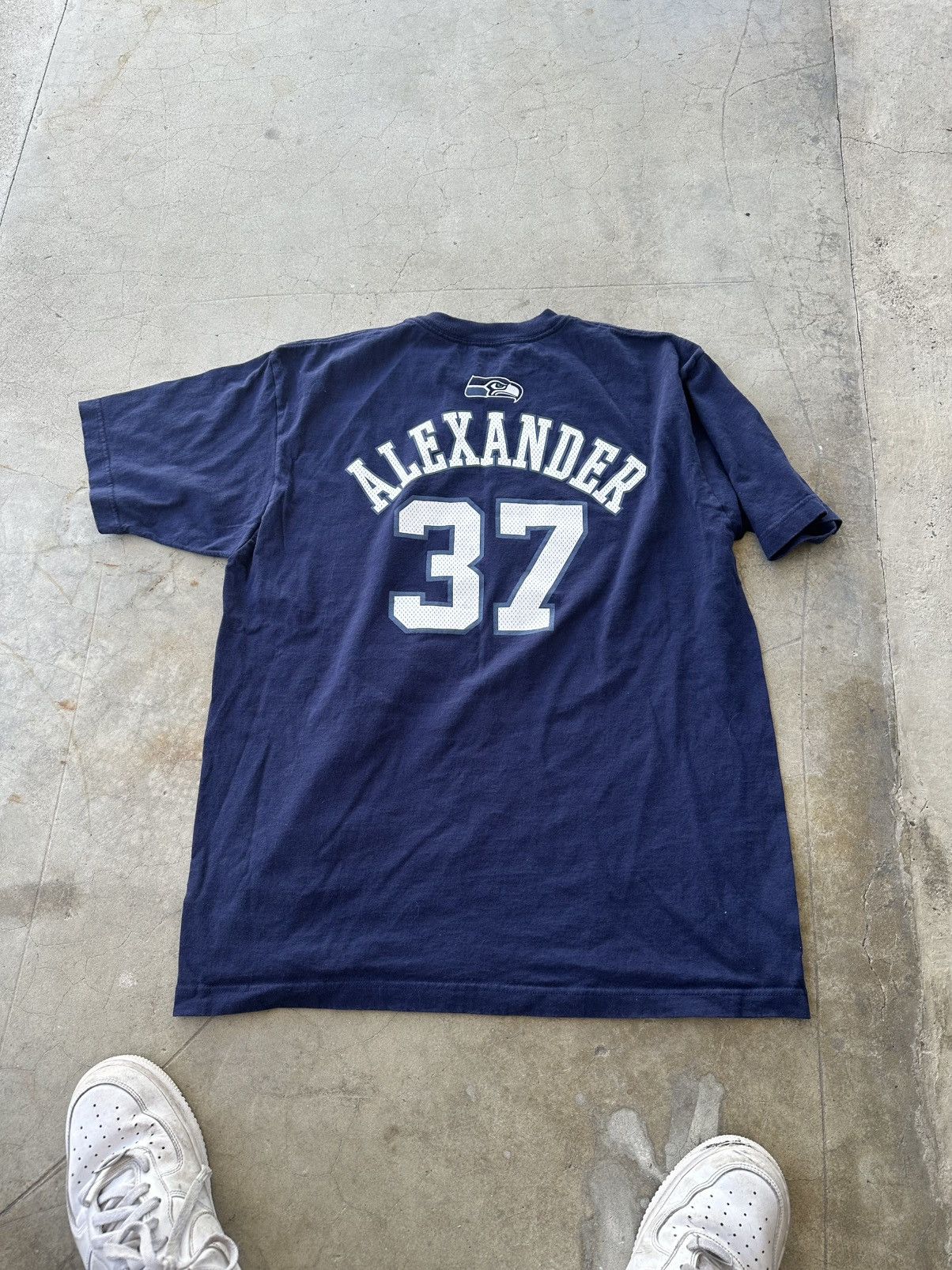 NFL Vtg Seattle Seahawks jersey tee reebok 37 Alexander Size US L / EU 52-54 / 3 - 2 Thumbnail