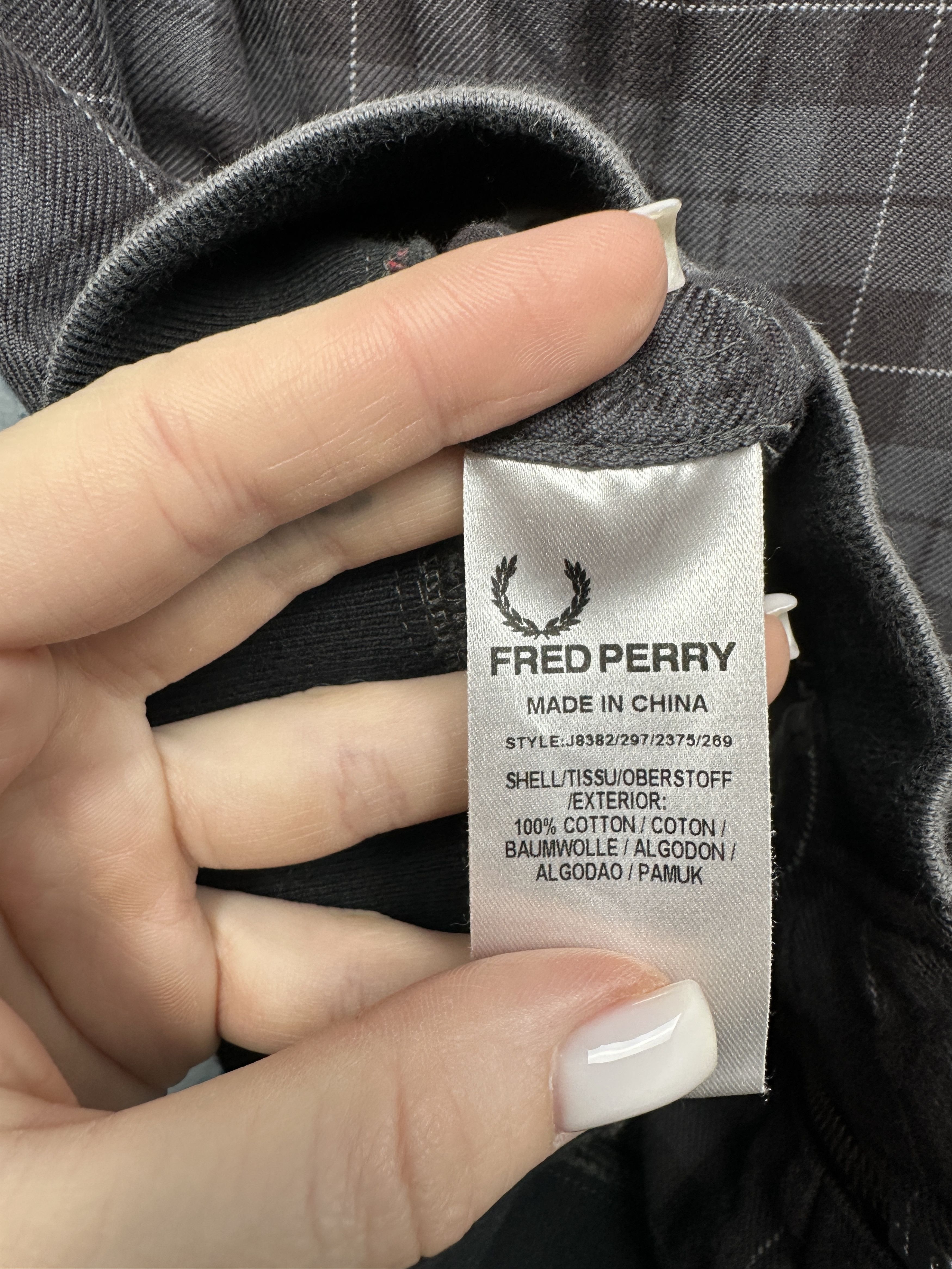 Fred Perry Fred Perry Vintage Mens Plaid Jacket Size US L / EU 52-54 / 3 - 6 Thumbnail