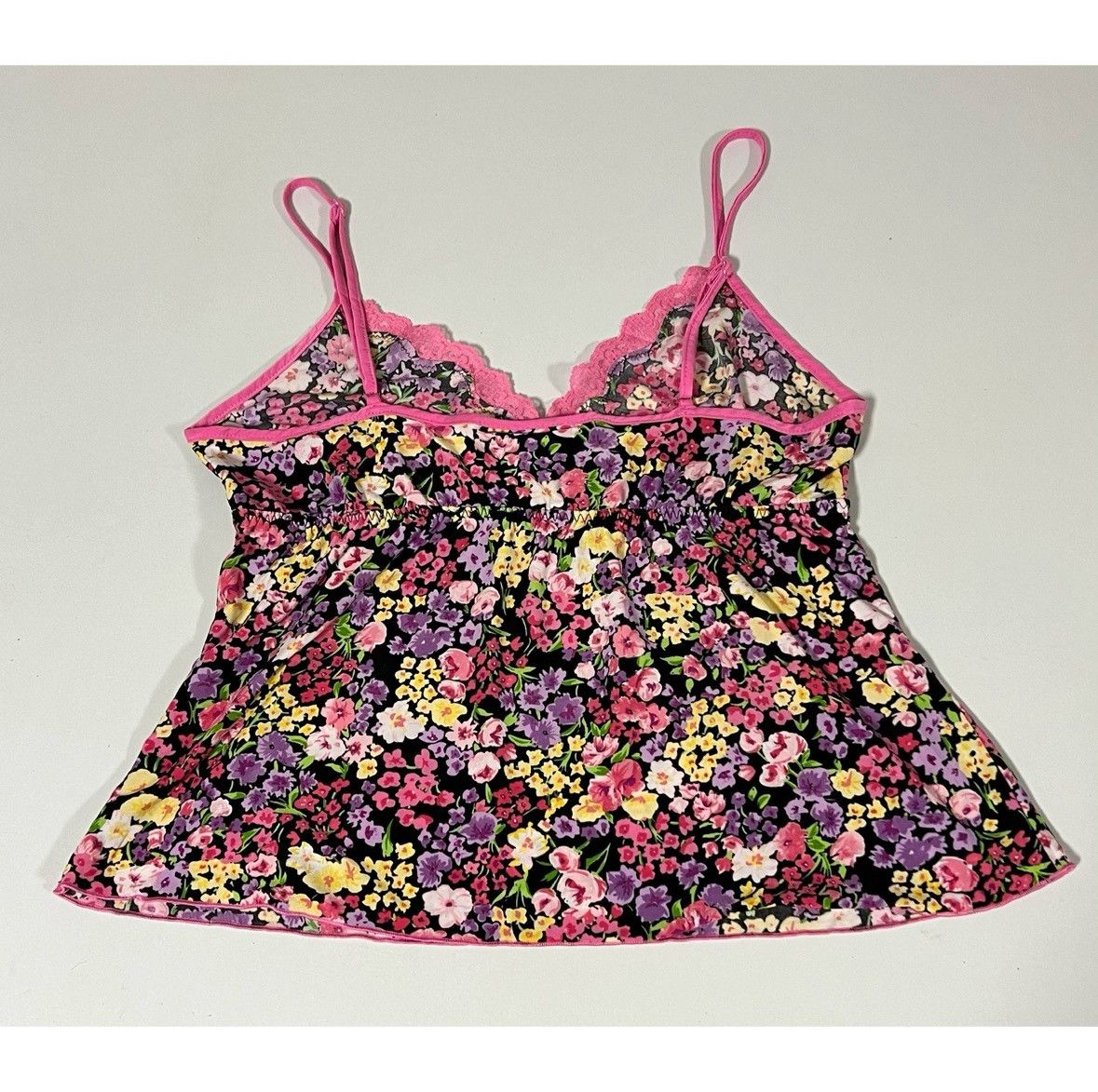 Japanese Brand Studio Donatella Floral Lace Babydoll Top Shirt Size S 🌸✨ Size S / US 4 / IT 40 - 4 Thumbnail