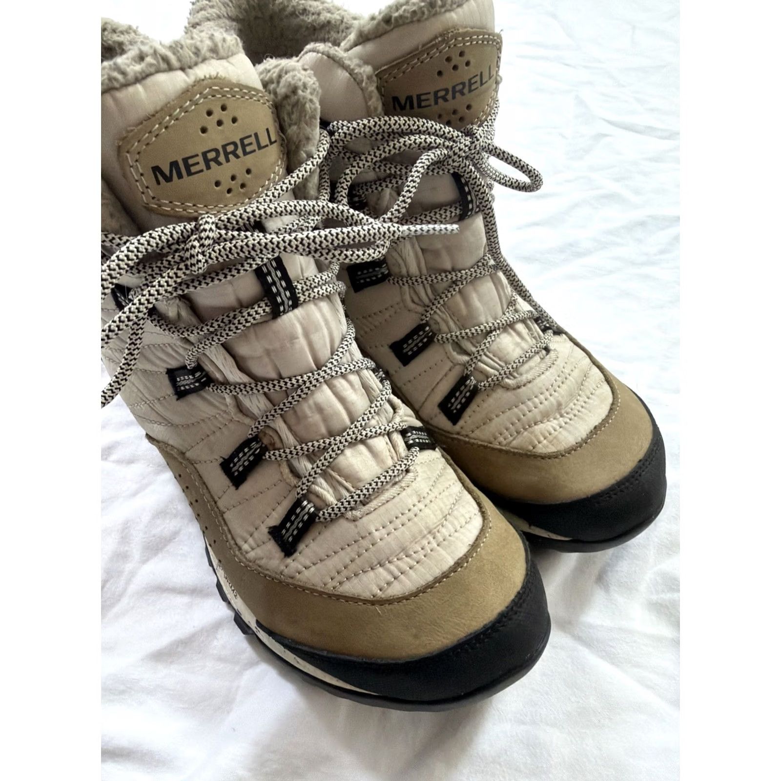 Merrell Merrell Antora Sneaker Boot Women’s 9 Brown Beige Hiking Shoes Synthetic Upper Size US 9 / IT 39 - 6 Thumbnail