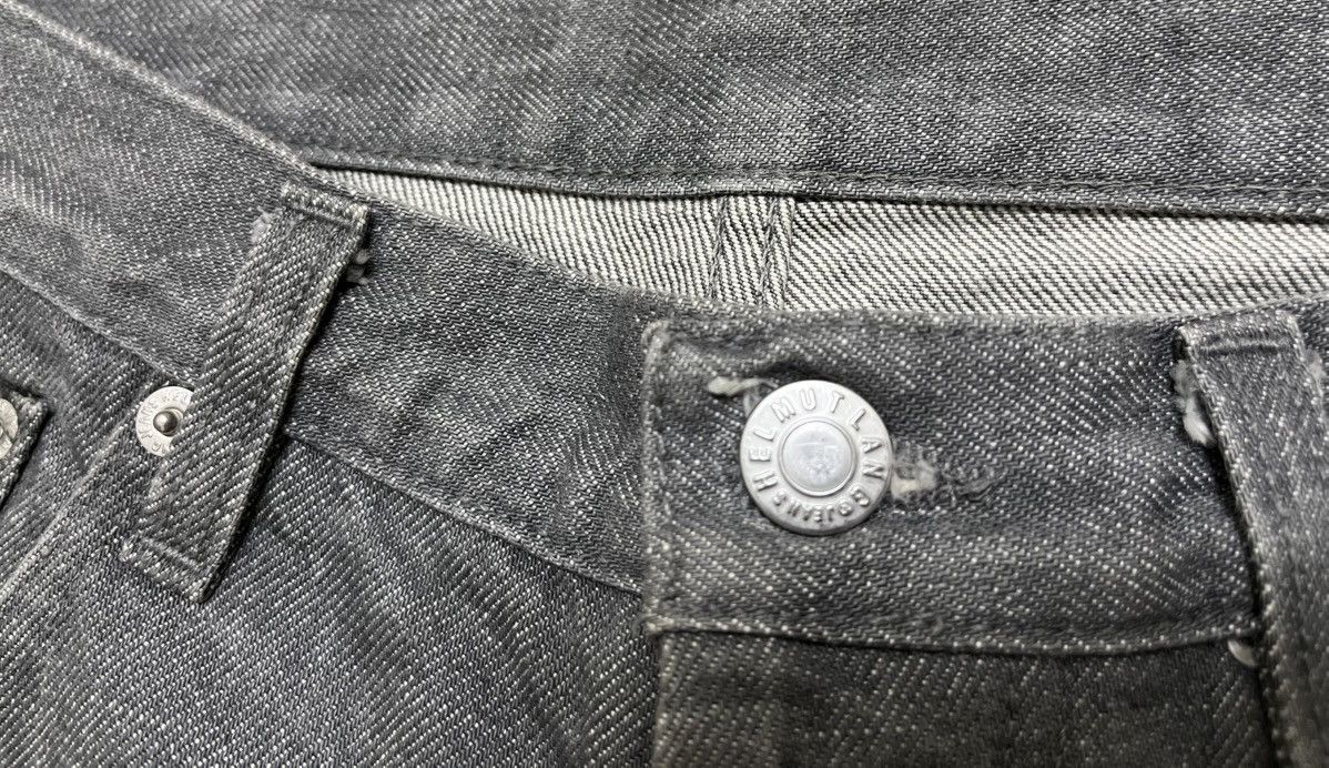 Vintage 1999 Helmut Lang Classic Raw Grey Denim Size 28