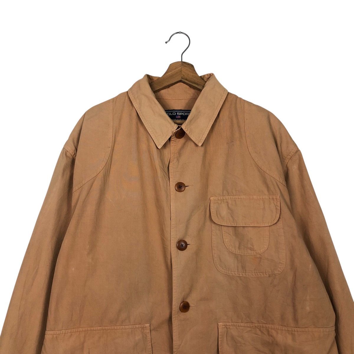 Japanese Brand 📌Polo Sport Sportsman Ralph Lauren Chore Jacket Duck Canvas Size US L / EU 52-54 / 3 - 4 Thumbnail