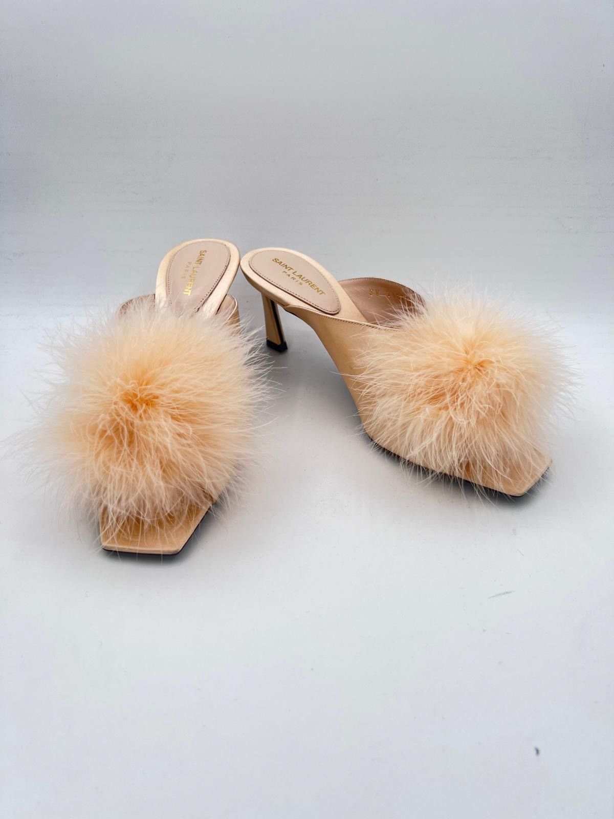 Saint Laurent Paris New Saint Laurent Blanco mules IT 37/ US 7 Size US 7 / IT 37 - 1 Thumbnail