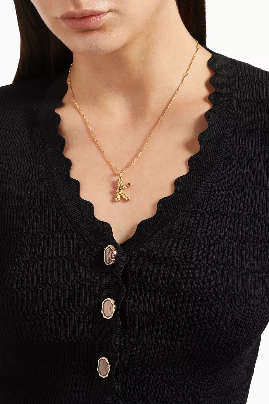 Chloe o1loc1c0425 Size: OS / Alphabet Necklace in Gold Size ONE SIZE - 2 Thumbnail