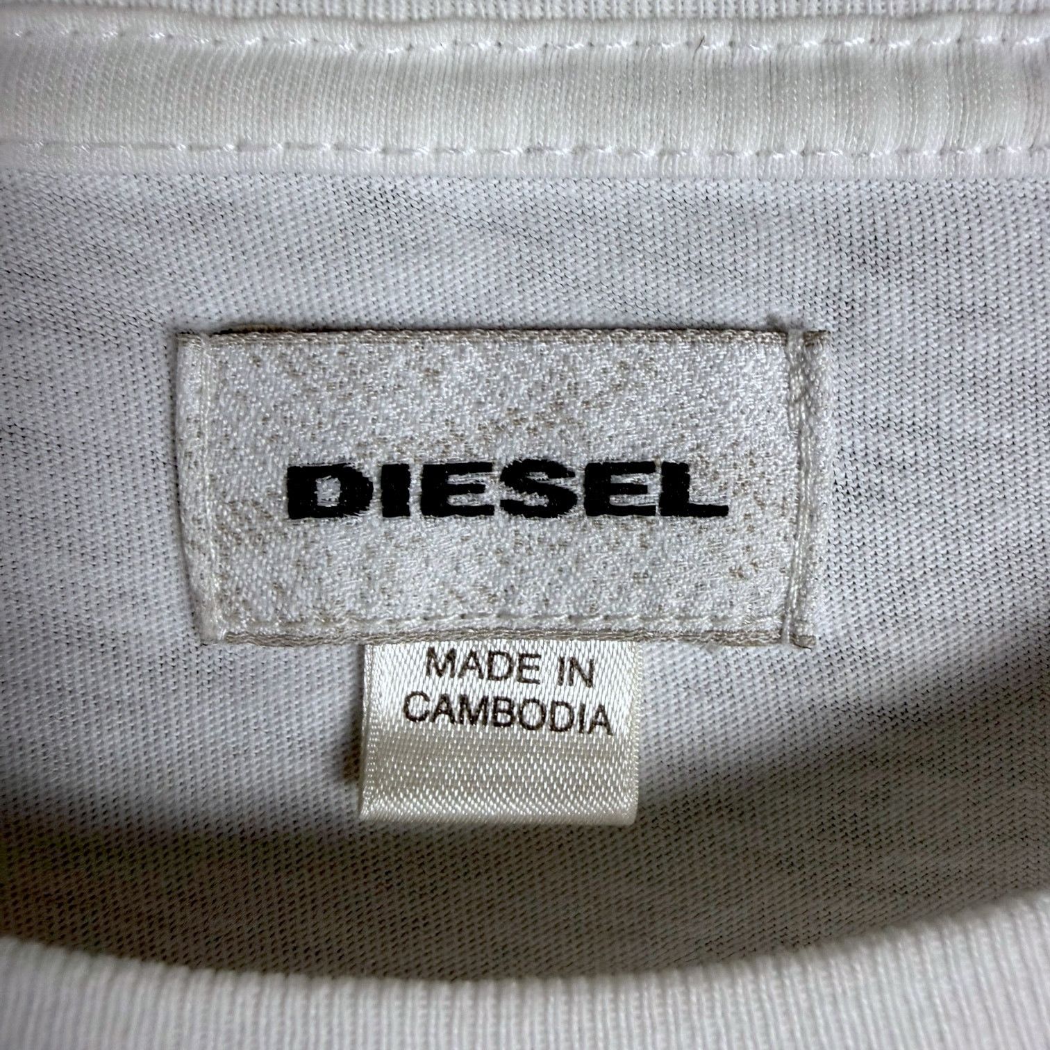 Diesel Men's Diesel T Bakin 1978 Print Cotton White T-Shirt- Size S Size US S / EU 44-46 / 1 - 4 Thumbnail