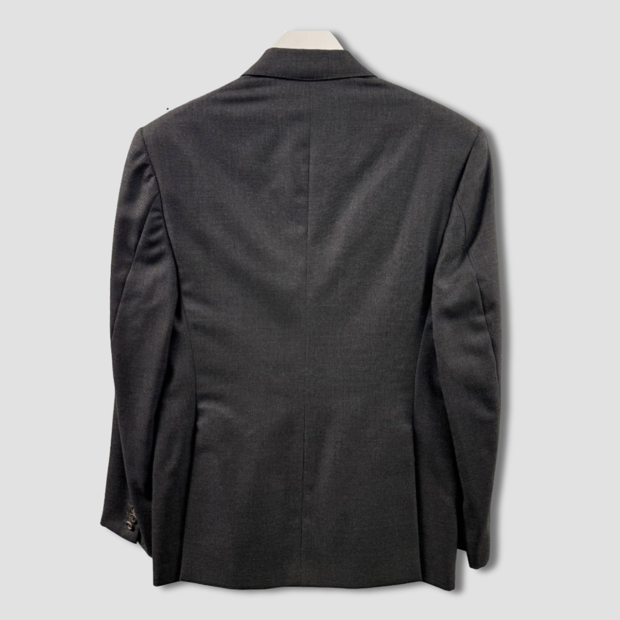 Thom Browne THOM BROWNE Dark Grey 3 Button Wool Blazer Jacket Size 36R - 3 Thumbnail