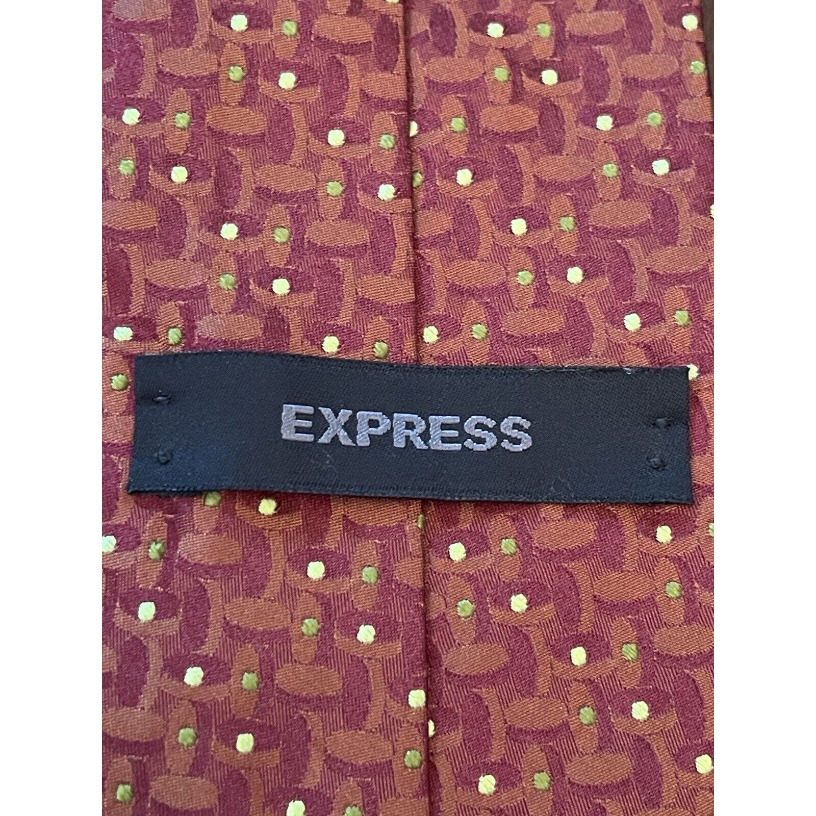 Express Express 100% Italian Silk Men’s Neck Tie Made In Usa Size ONE SIZE - 8 Thumbnail