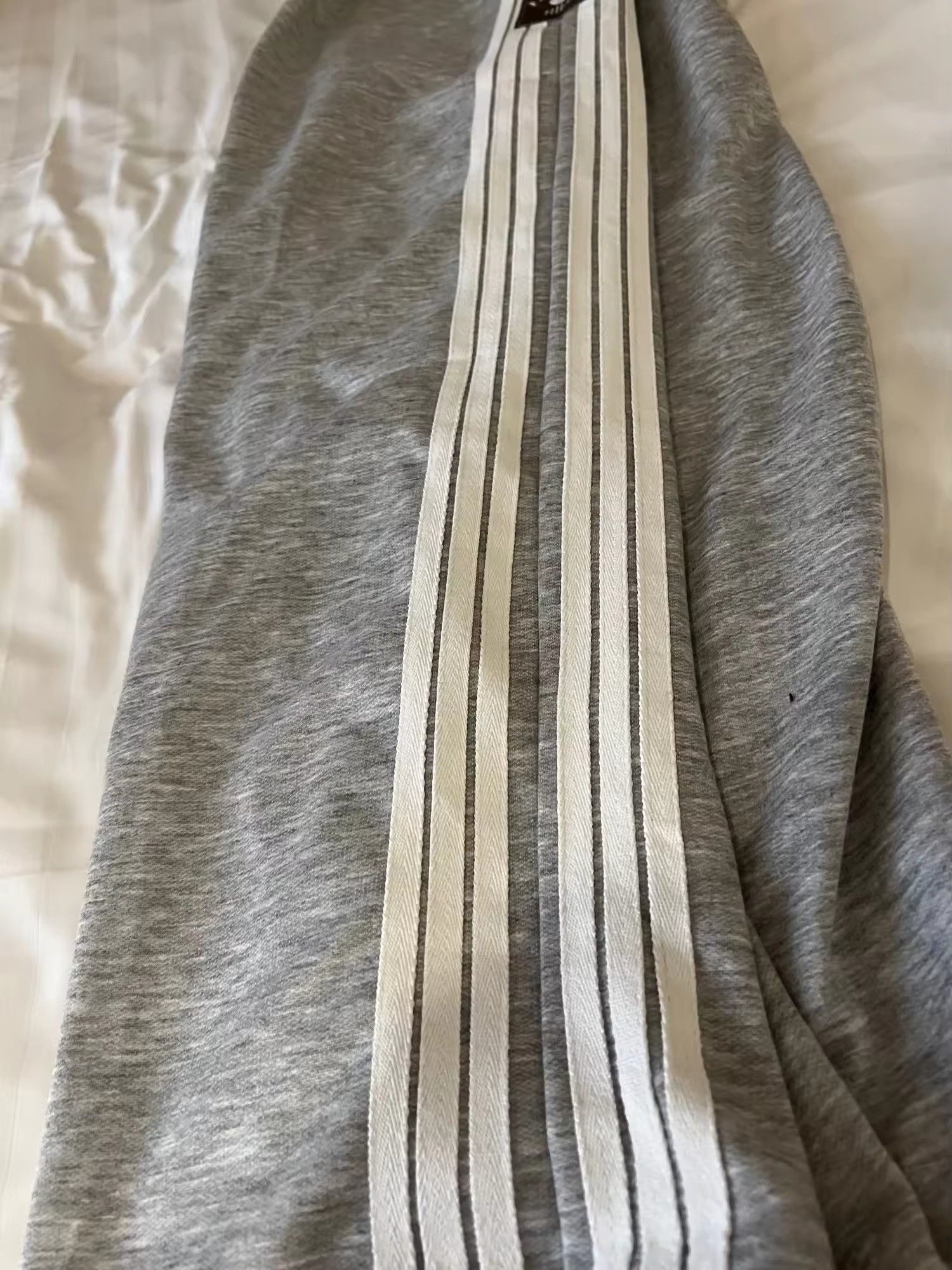 Japanese Brand Elastic Waist Stripe Baggy Casual Pants Size US 31 - 4 Thumbnail