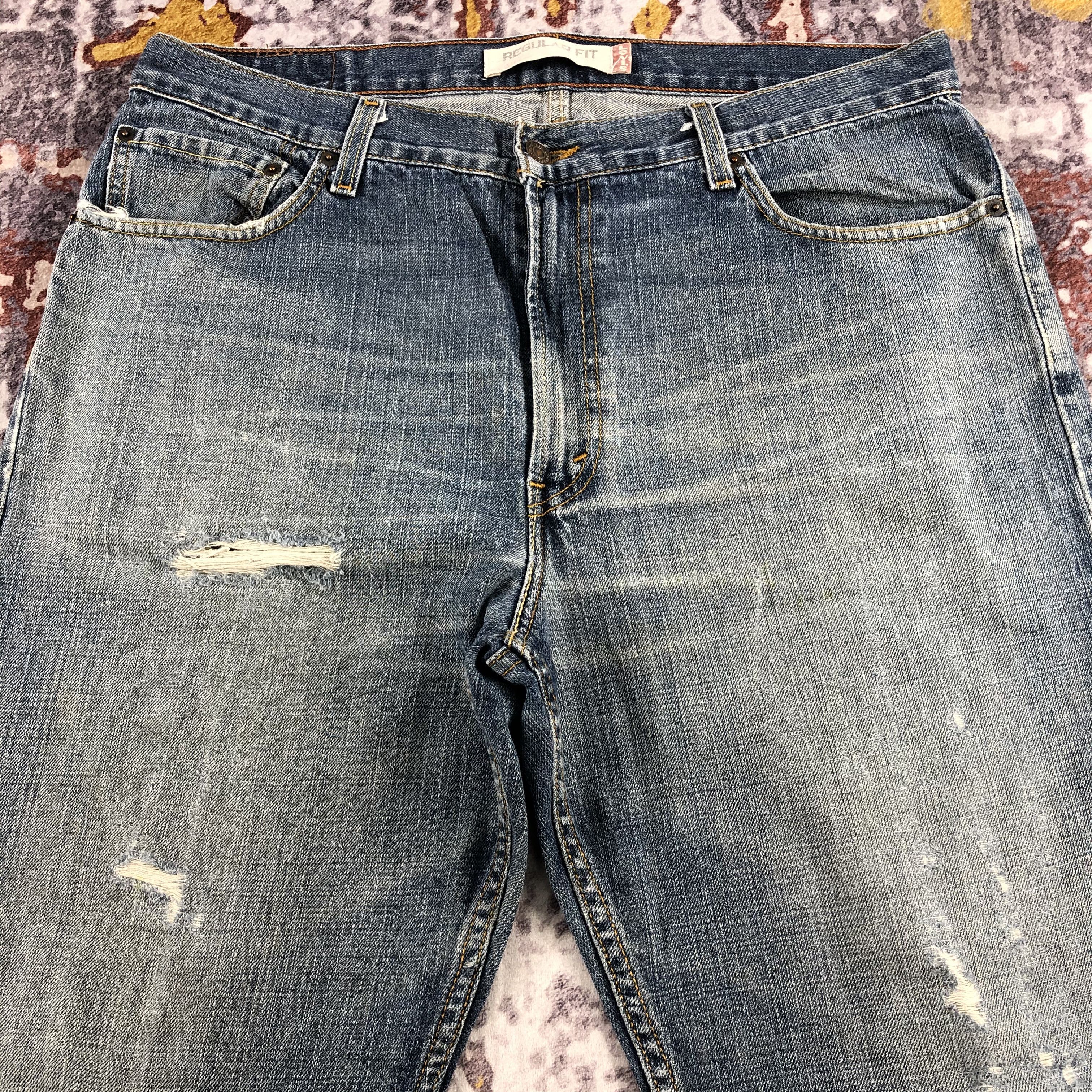 Levi's × Vintage Vintage Levis 505 Rusty Jeans-JM2596 Size US 37 - 3 Thumbnail