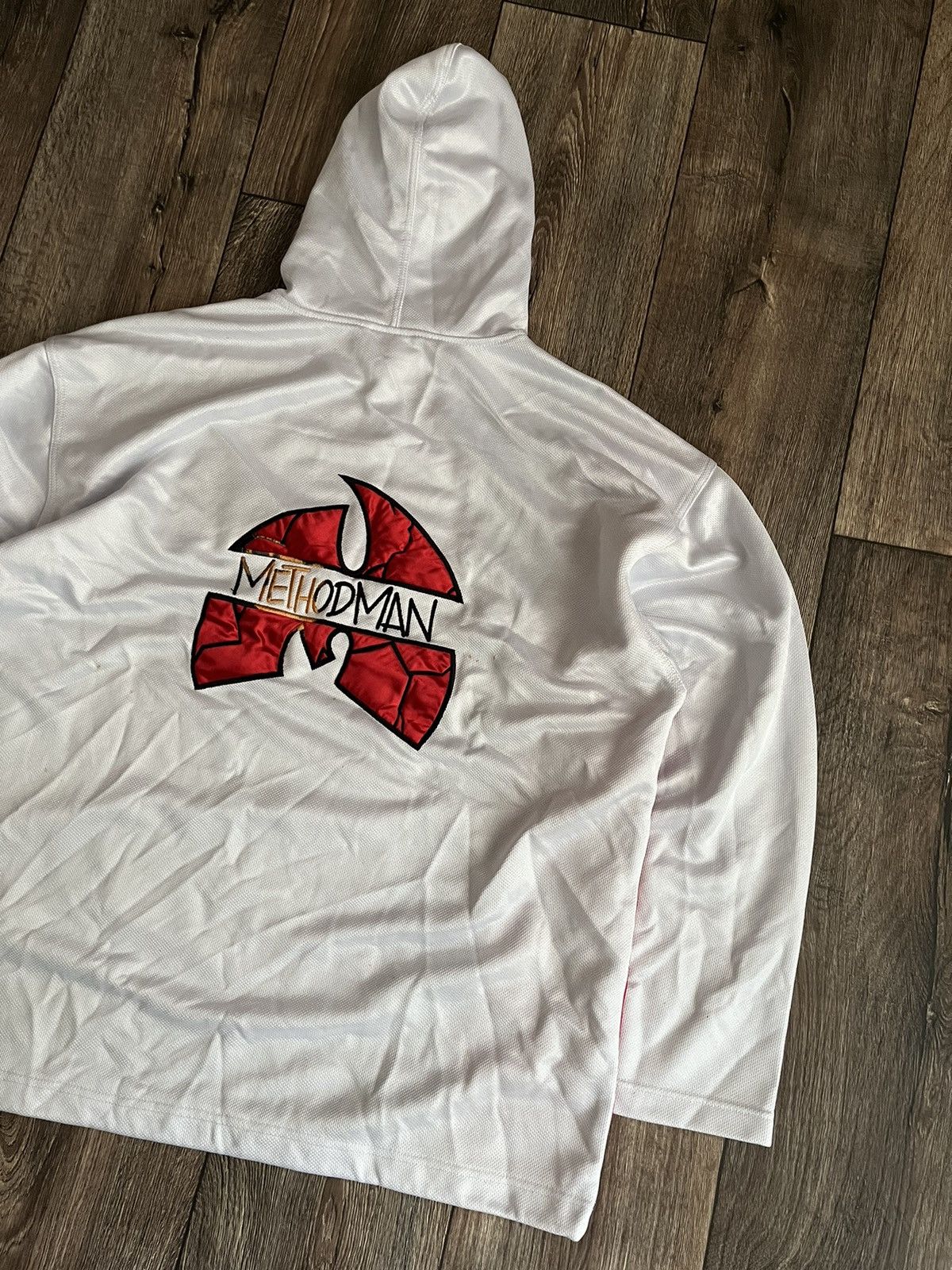 Vintage Vintage Wu Wear Method Man Wu Tang Clan Hoodie Rap Size US XL / EU 56 / 4 - 2 Thumbnail