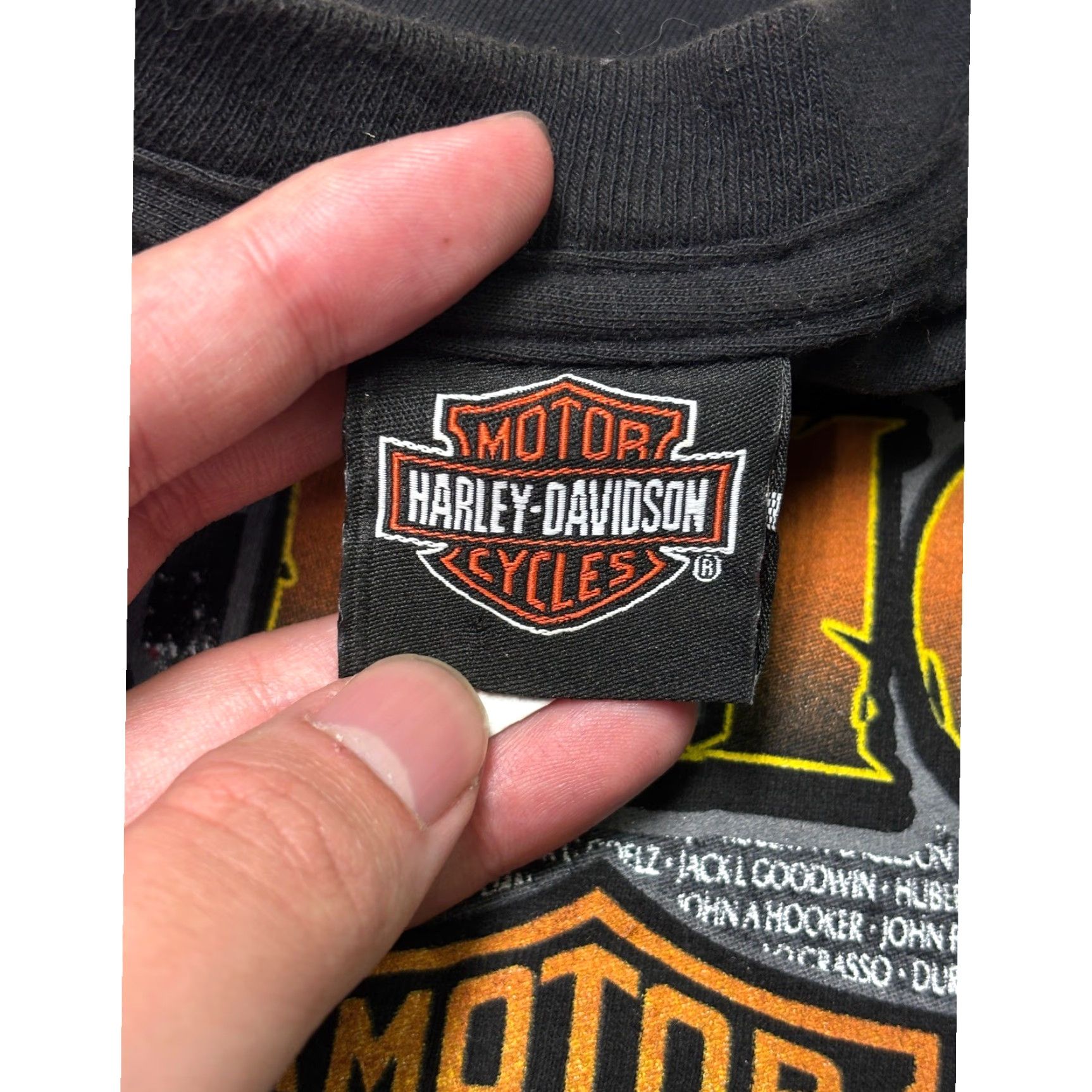 Harley Davidson Harley-Davidson Ride of the Patriots 2017 Graphic T-Shirt Mens XLarge Black Crew Neck Short Sleeve Jersey Cotton Size US XL / EU 56 / 4 - 2 Thumbnail