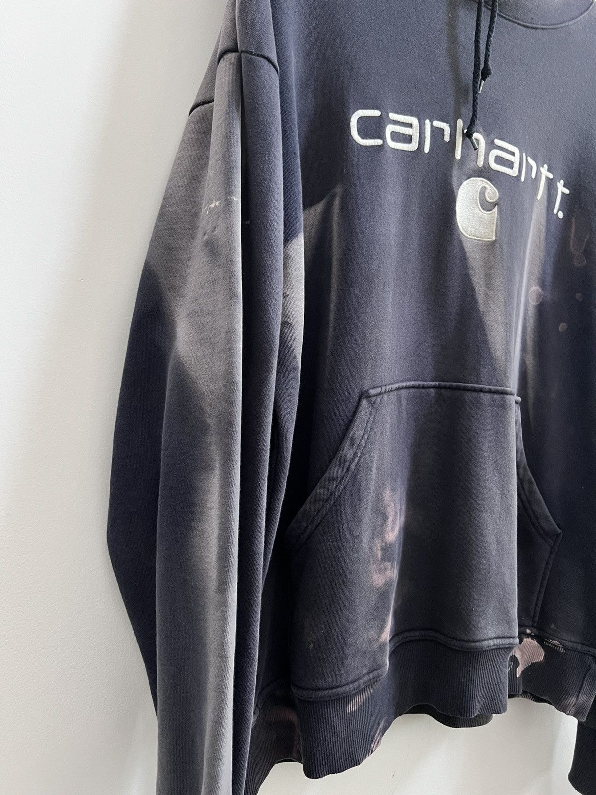 Carhartt Vintage Distressed Sunfaded Carhartt Swearshirt Size US L / EU 52-54 / 3 - 3 Thumbnail