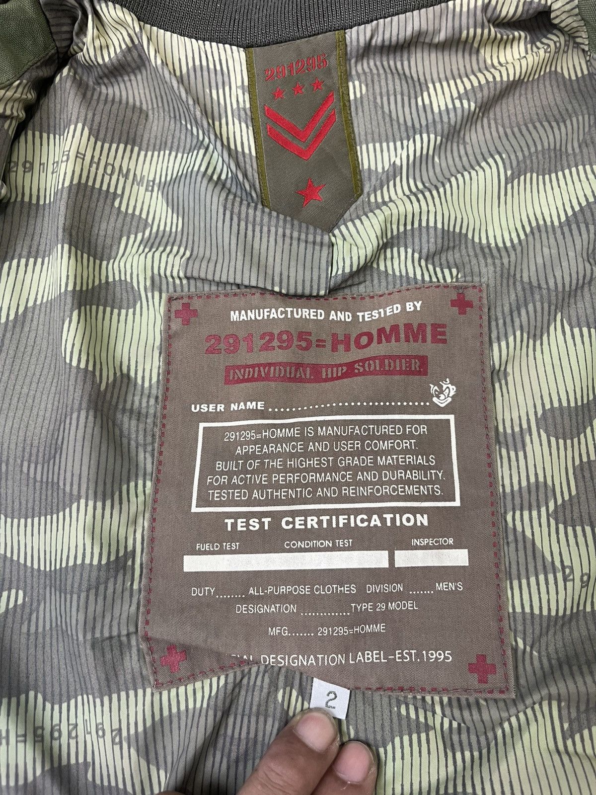 291295=Homme Vintage 291295=Homme Knight Hawks Military Dirty Oil Jacket Size US L / EU 52-54 / 3 - 14 Thumbnail