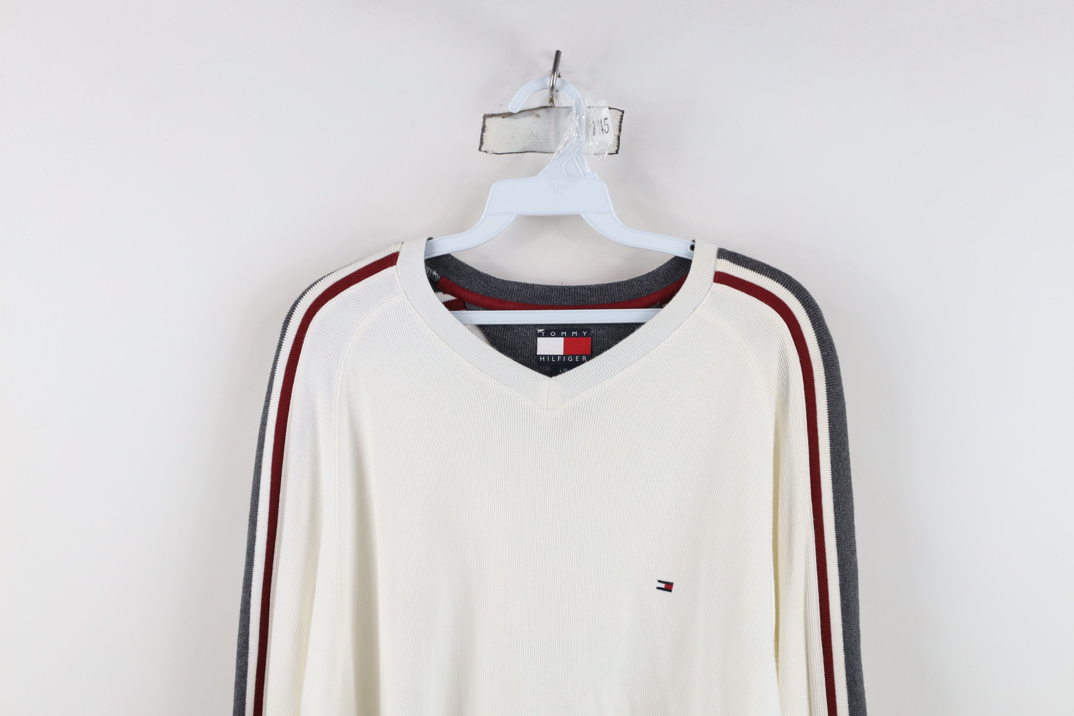 Tommy Hilfiger Vintage Tommy Hilfiger Ribbed Knit Long Sleeve T-Shirt Size US L / EU 52-54 / 3 - 2 Thumbnail