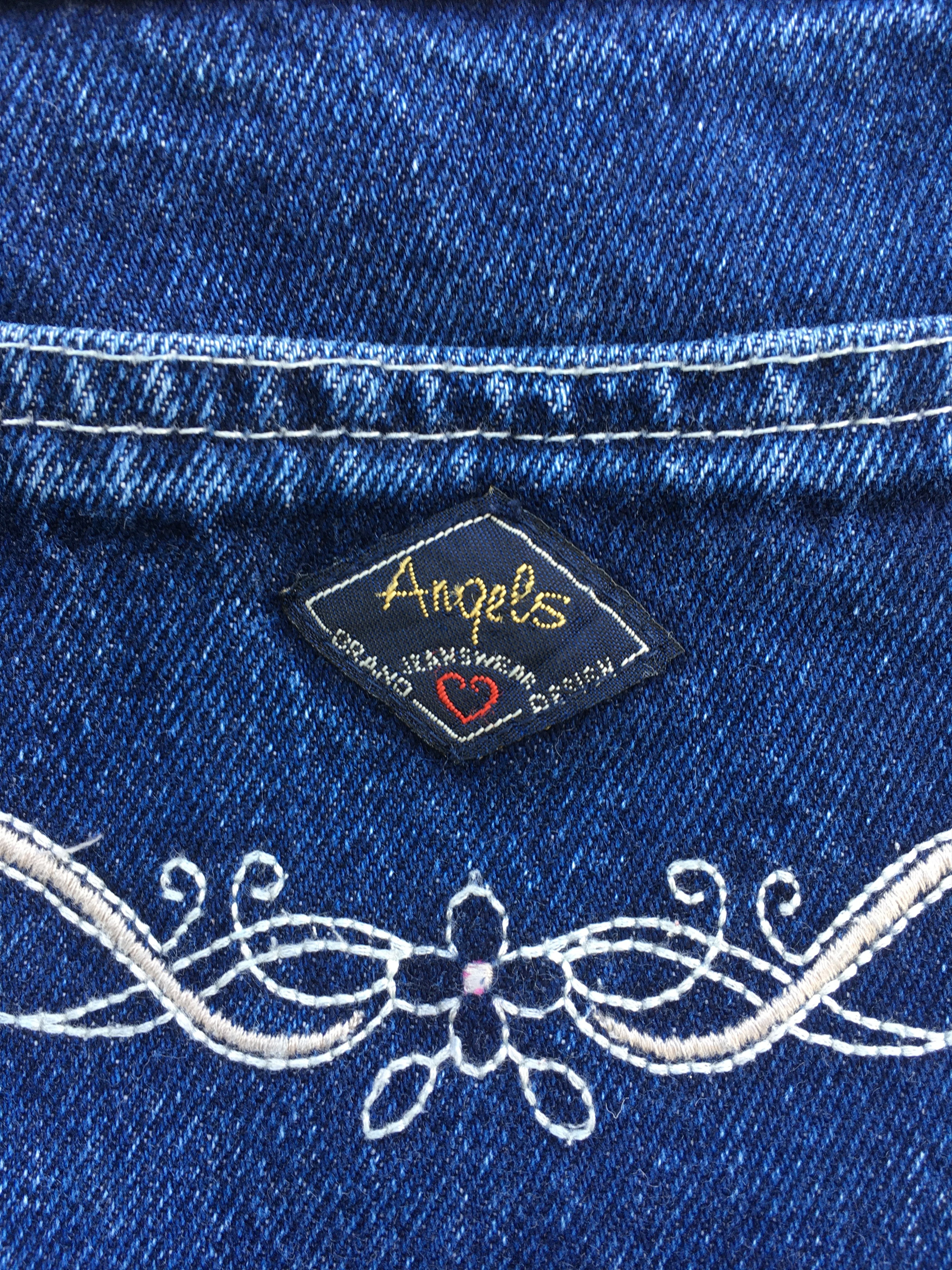 Designer × Jean Angels Jeanswear Low Rise Flare Jeans D-944 Size 25" / US 0 / IT 36 - 11 Thumbnail