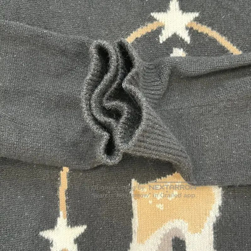 Burberry Burberry Black Knit Sweater with Deer Design. Size XS / US 0-2 / IT 36-38 - 5 Thumbnail