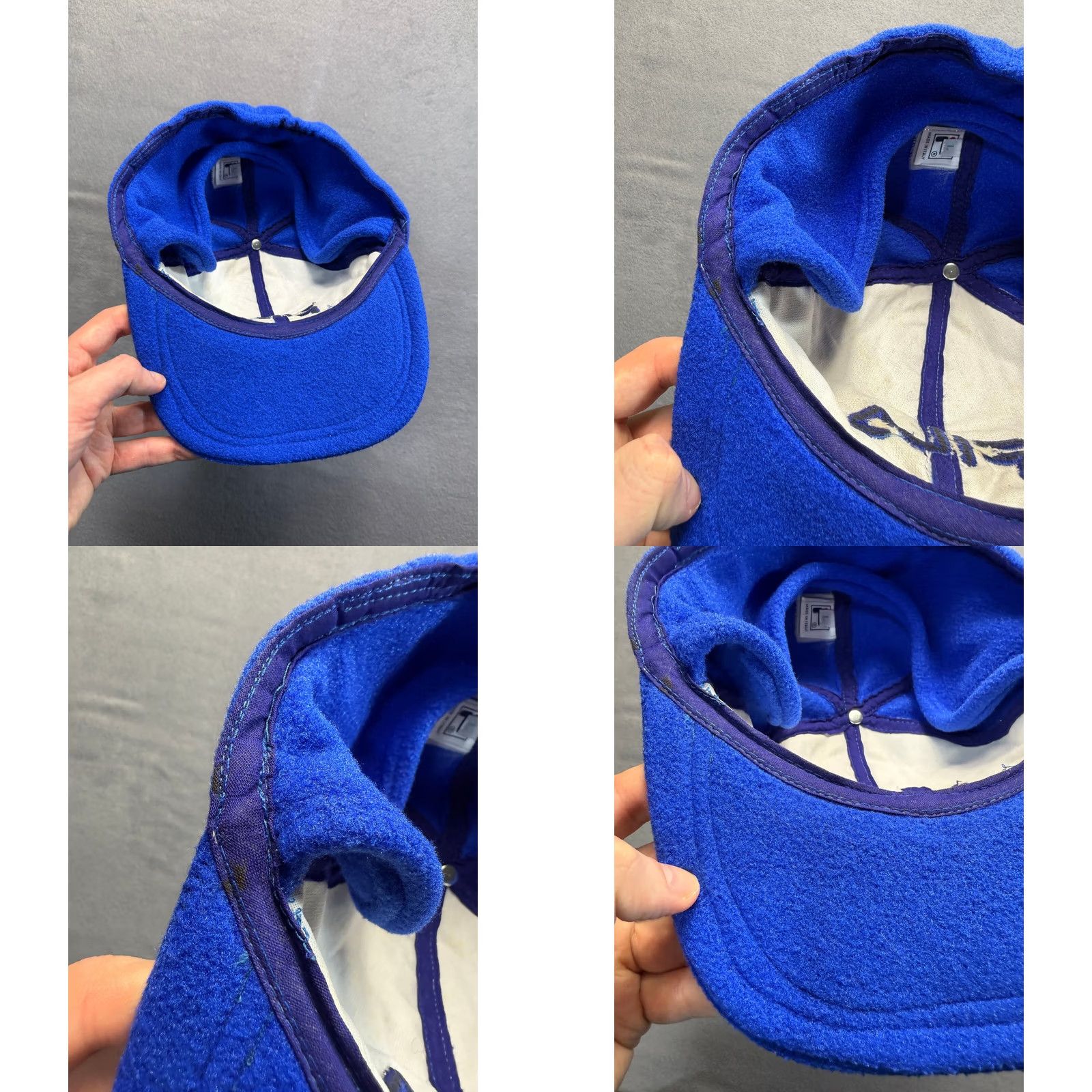 Fila vintage FILA Fleece blue cap hat L 58cm Men Baseball Cap 58cm blue FILA cap Mens Cap Size US L / EU 52-54 / 3 - 8 Thumbnail