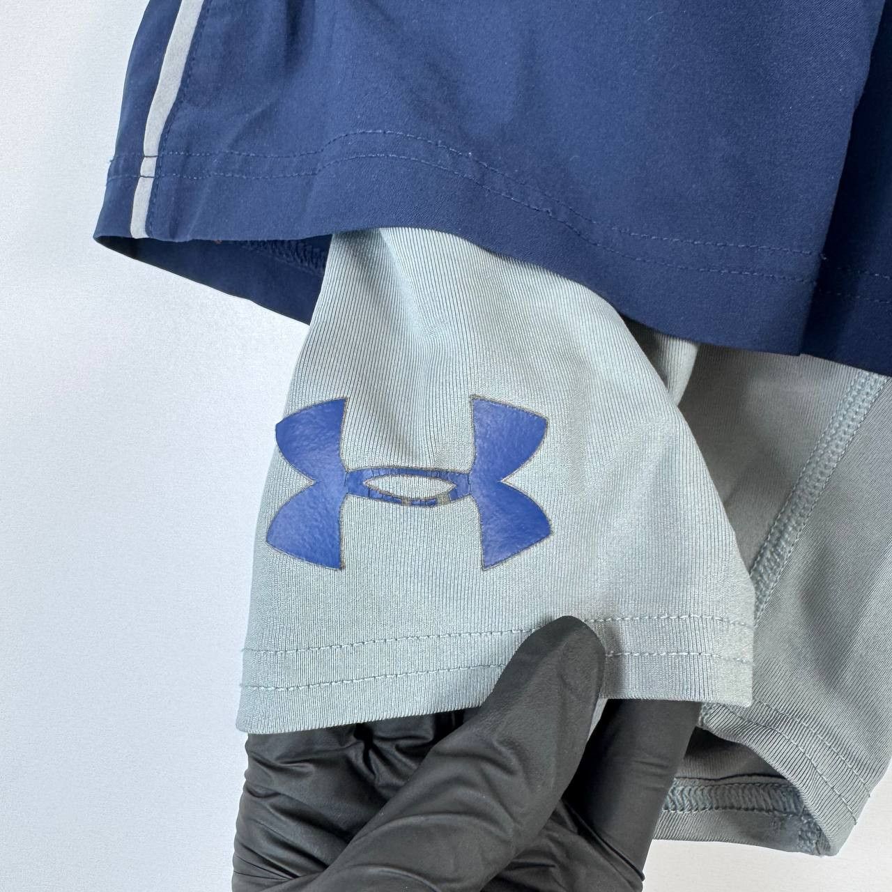 Under Armour Under Armour Mens 2 In 1 Running Shorts Blue Compression M Size US 32 / EU 48 - 4 Thumbnail