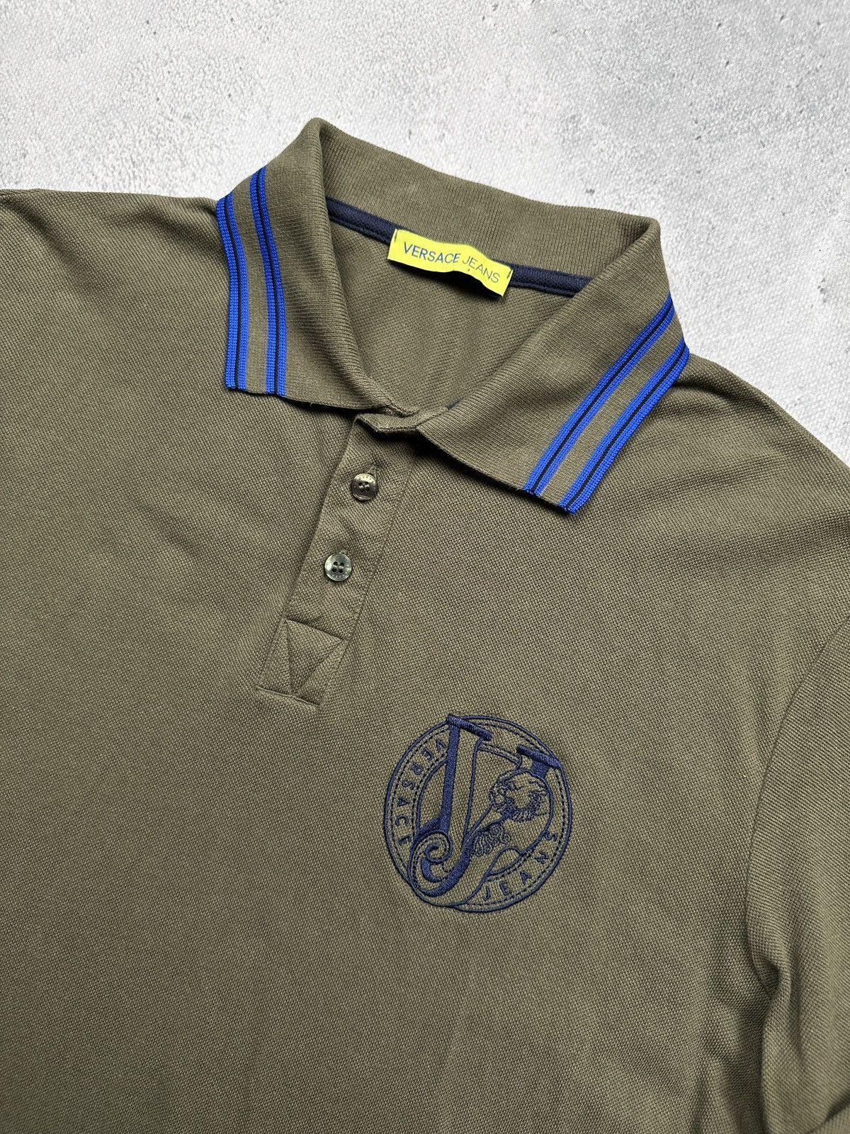 Versace Jeans Couture Vintage Versace Jeans Longsleeve Polo Y2K Tee Tshirt 00s Lux Size US S / EU 44-46 / 1 - 5 Thumbnail