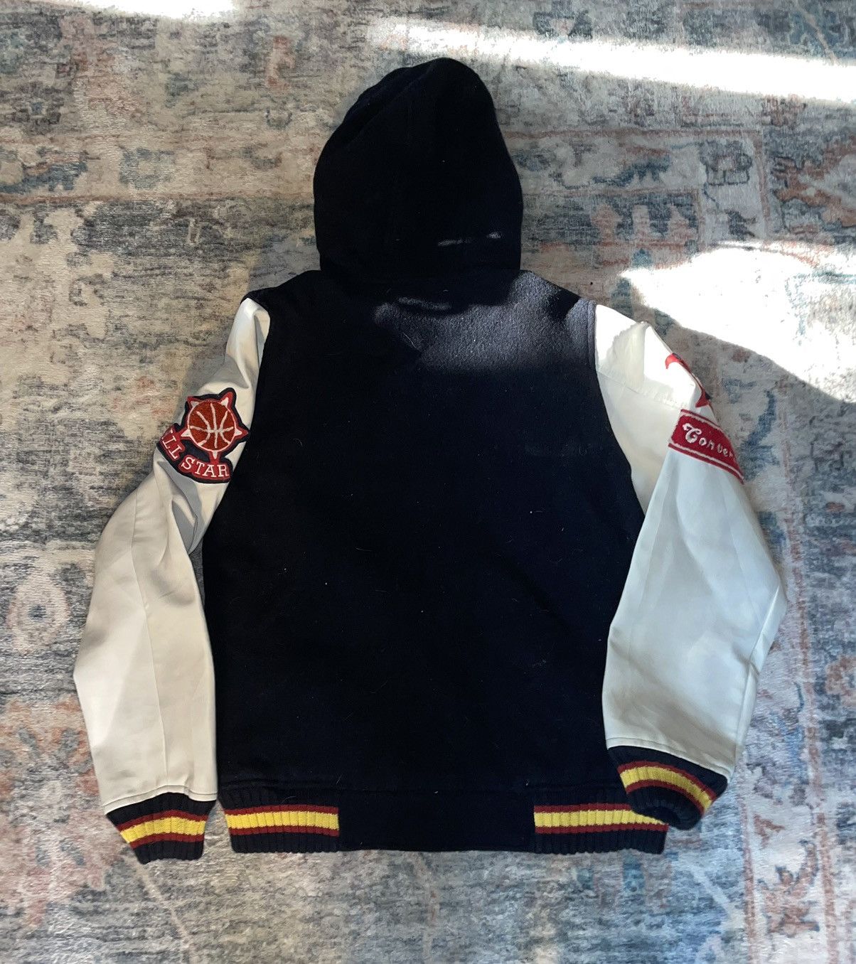 Converse Vintage Converse hooded Varsity Jacket Size US S / EU 44-46 / 1 - 4 Thumbnail