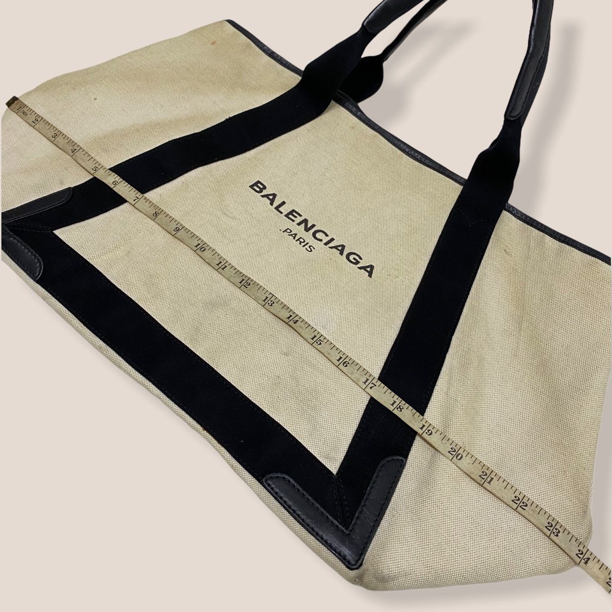 Balenciaga ‼️LASTDROP‼️ AUTHENTIC BALENCIAGA NAVY CABAS LARGE TOTE BAG Size ONE SIZE - 12 Thumbnail