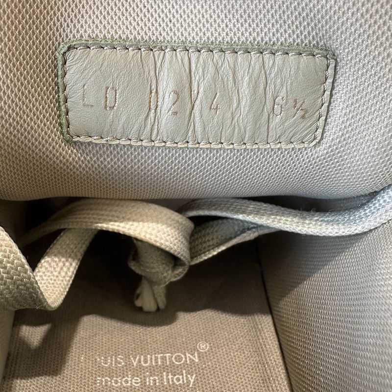 Louis Vuitton Louis Vuitton Low Top Trainer in Dark Green -2508 Size US 8.5 / EU 41-42 - 2 Thumbnail