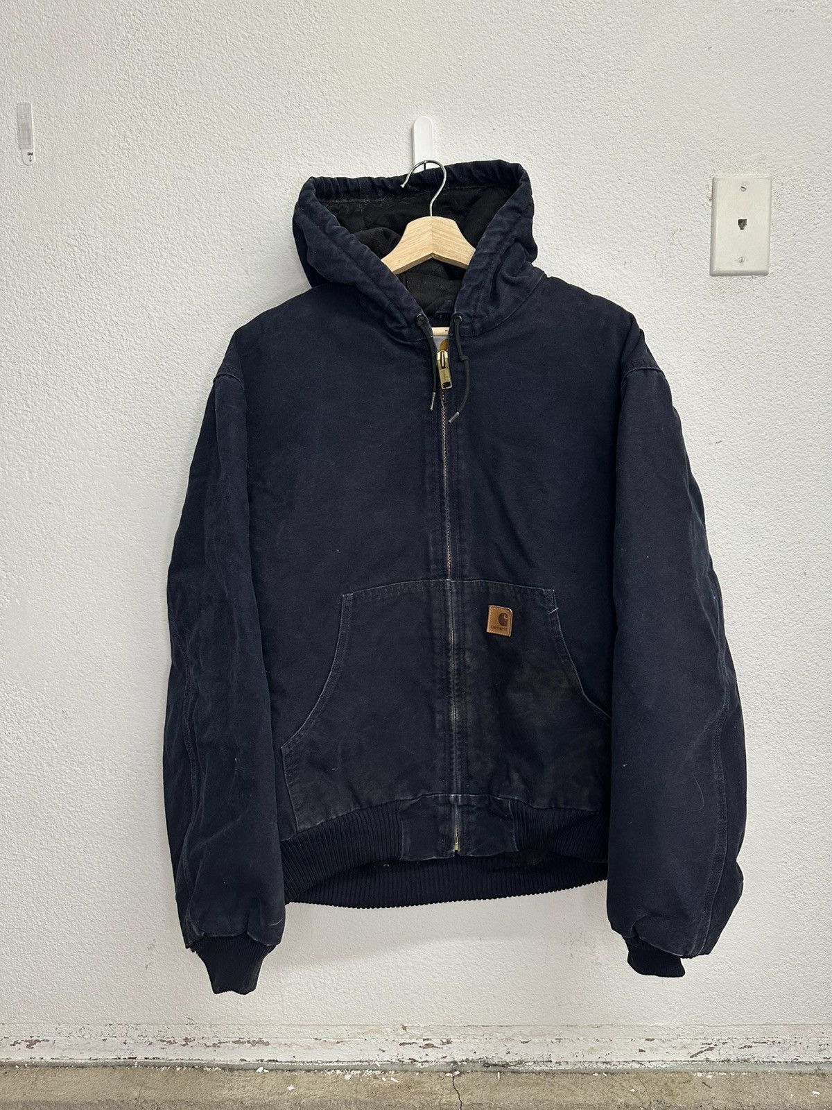 Carhartt Carhartt Navy Hooded Jacket Size US L / EU 52-54 / 3 - 1 Thumbnail