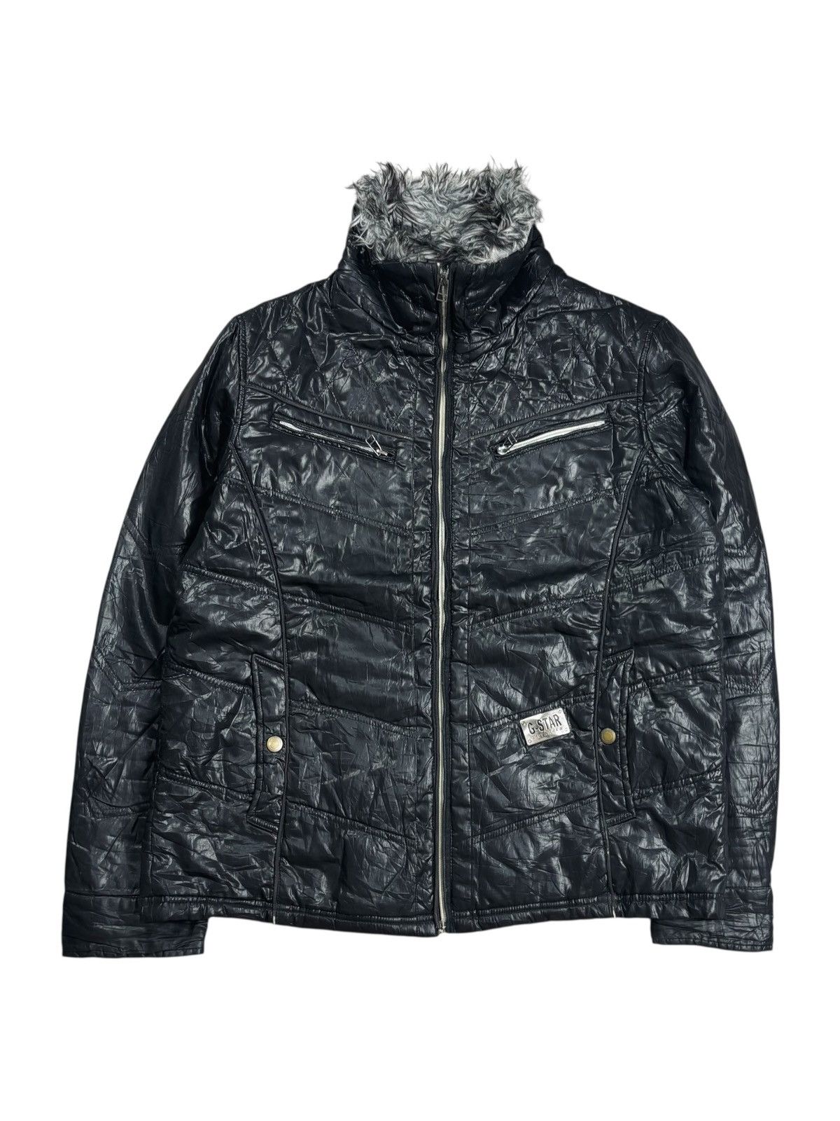 Tornado Mart 2000s Spinash - Trim Fur Collar Vkei Jacket Size US M / EU 48-50 / 2 - 3 Thumbnail