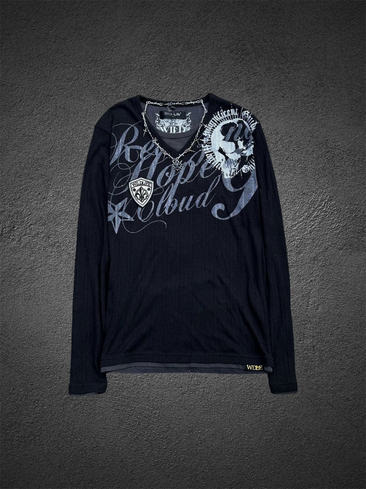 GOSTAR DE FUGA Skulls Poem Wildlife Long Sleeve 14th styled Size US M / EU 48-50 / 2 - 1 Thumbnail