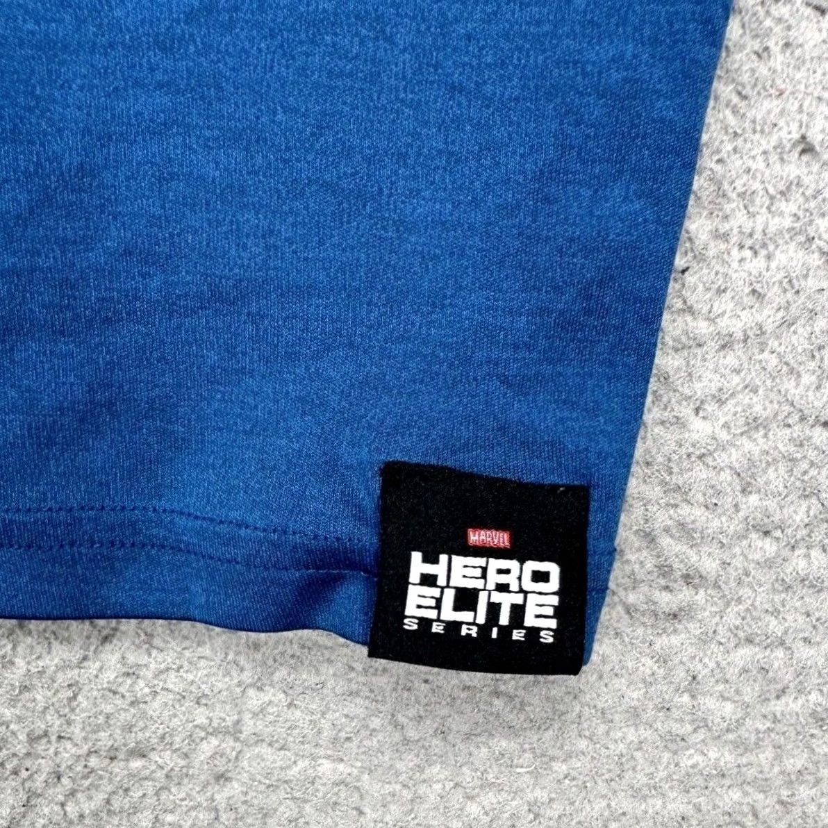 Vintage Marvel Captain America T-Shirt Mens M Blue Hero elite Series Exercise Tee Size US M / EU 48-50 / 2 - 6 Thumbnail