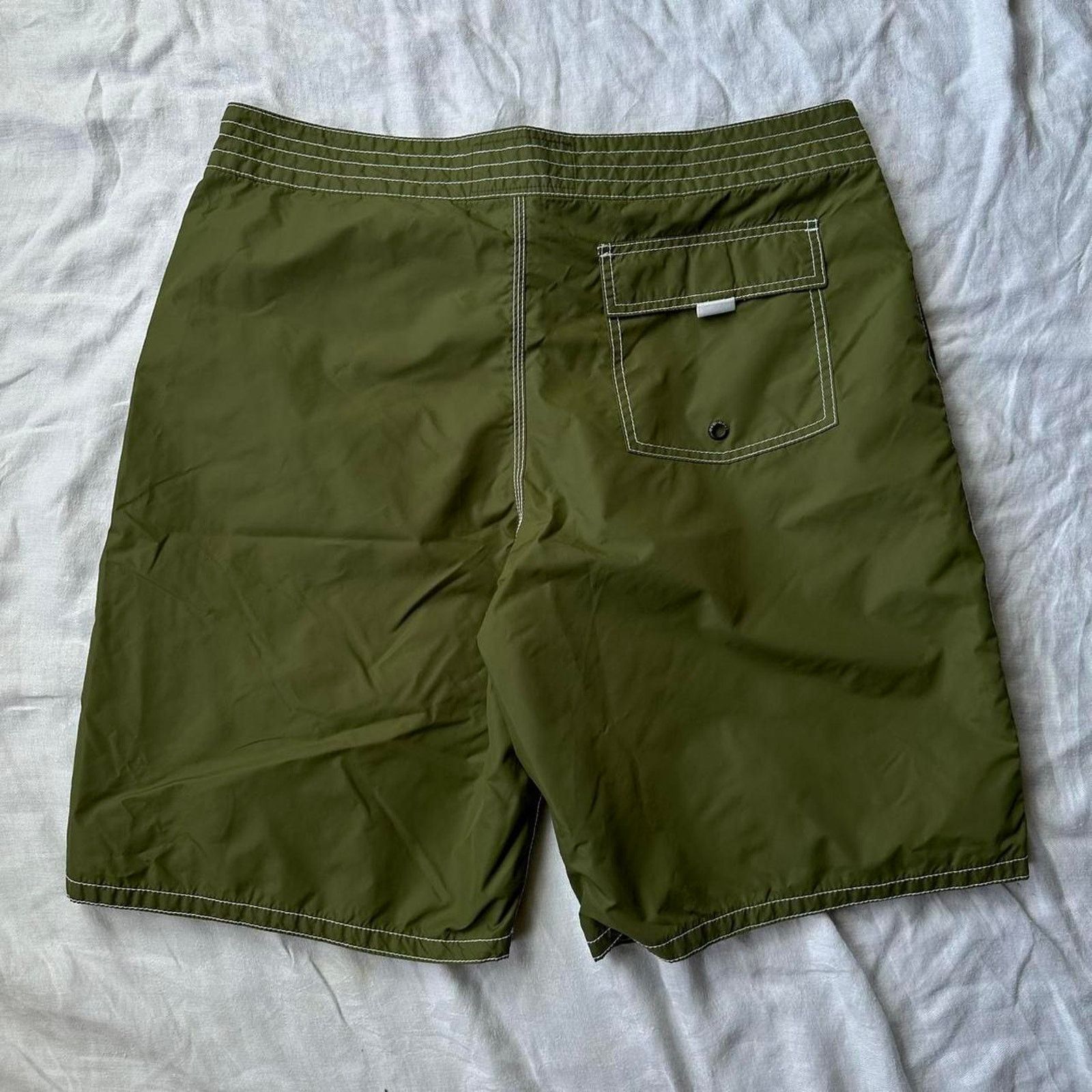 Old Navy × Vintage Vintage Y2K Old Navy Skull Board Shorts Swim Surf Suit Size US 35 - 8 Thumbnail
