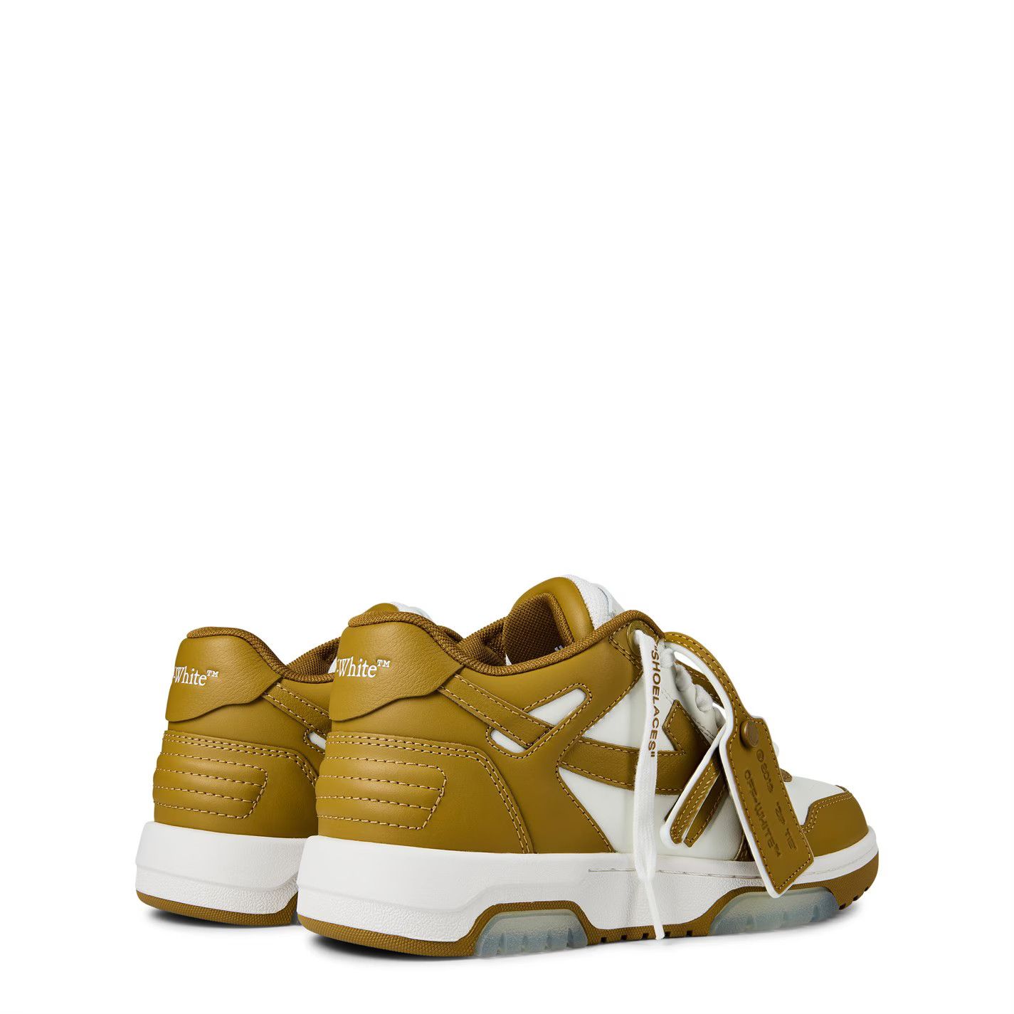 Off-White o1g2r1mq1224 Office Trainer in White & Mustard Size US 9 / IT 39 - 4 Thumbnail