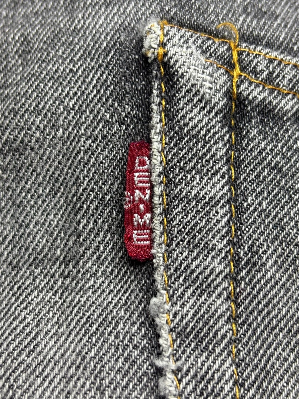Denime Vintage Japan Denime Selvedge Faded Wash Distressed Jeans Size US 30 / EU 46 - 11 Thumbnail