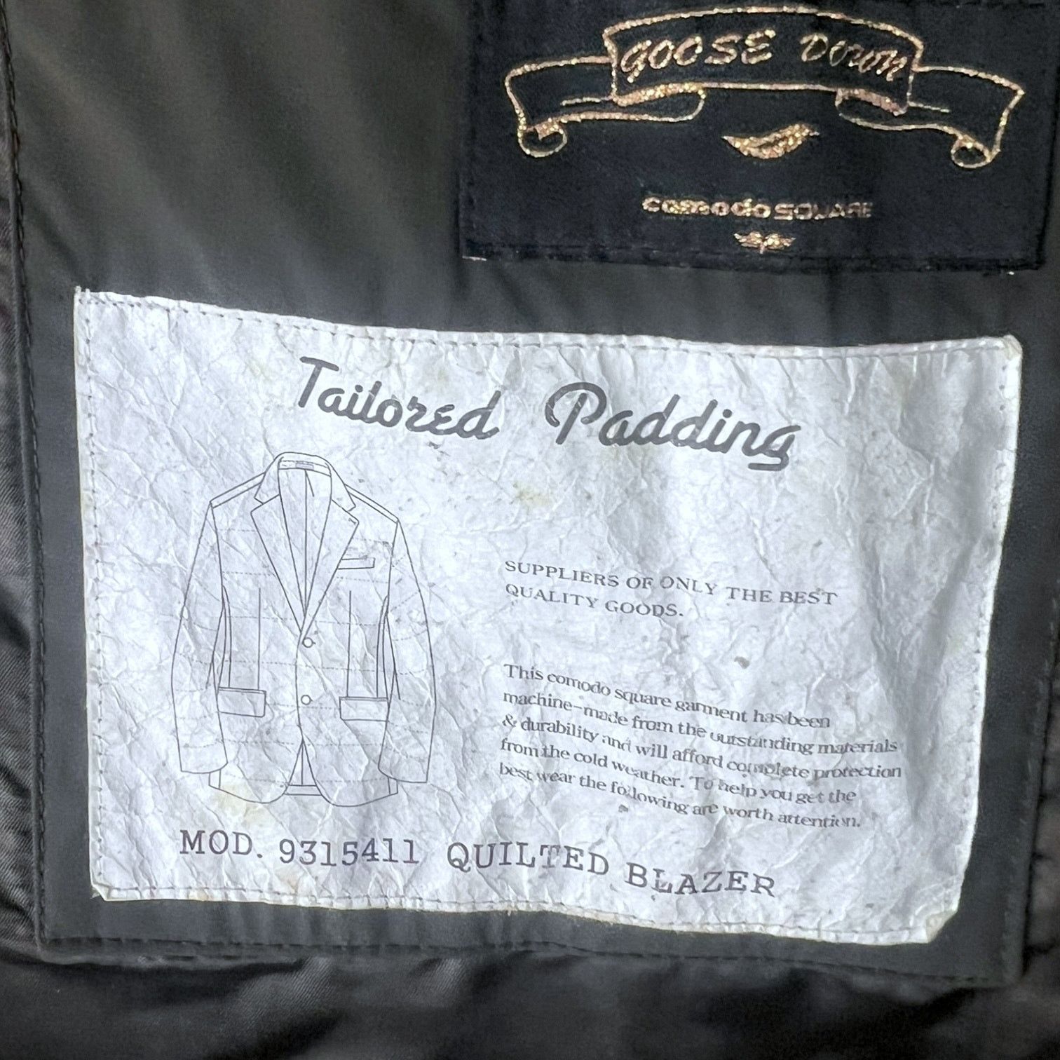 Sessions Men's Comodo Square Quilted Goose Down Winter Coat 110 (M) Size US M / EU 48-50 / 2 - 5 Thumbnail
