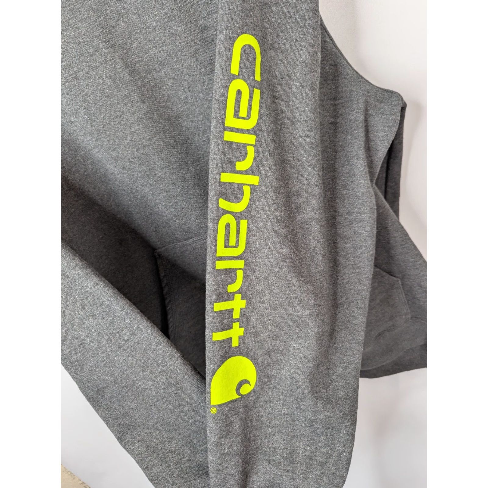 Carhartt Carhartt Mens Gray Hoodie Sweatshirt 2XL Pullover Fleece Original Fit K288 Hoodie Mens 2XL Gray Carhartt Sweatshirt Fleece Pullover Hoodie 2XL Mens Size US XXL / EU 58 / 5 - 3 Thumbnail